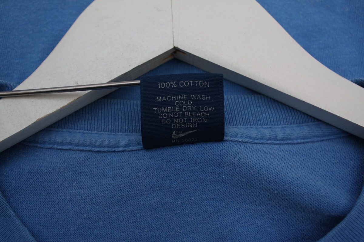 Nike × Vintage Vintage Nike 1980 Blue Tag Long Sleeve Single Stitch Size US M / EU 48-50 / 2 - 3 Thumbnail