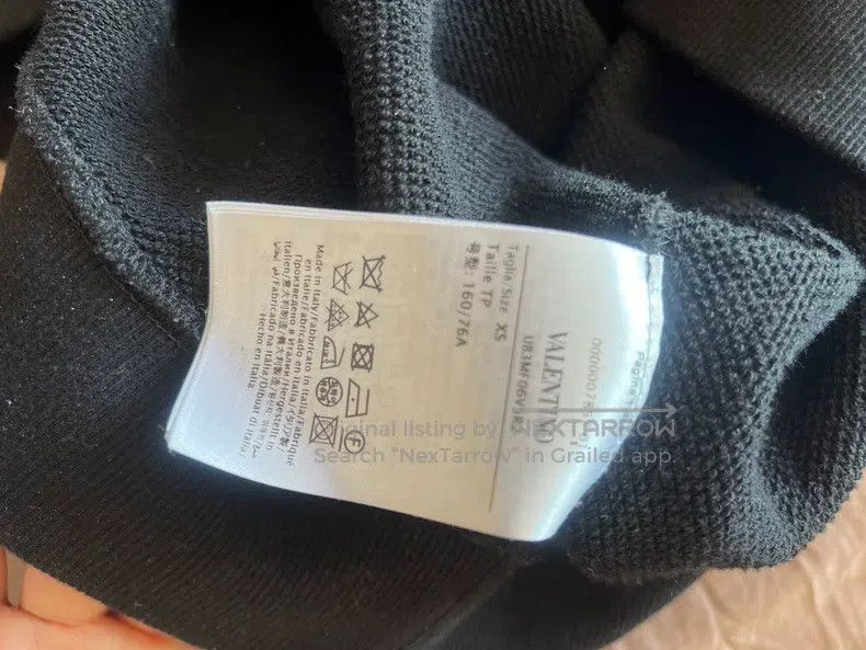 Valentino Valentino Black sweatshirt Size XS / US 0-2 / IT 36-38 - 4 Thumbnail