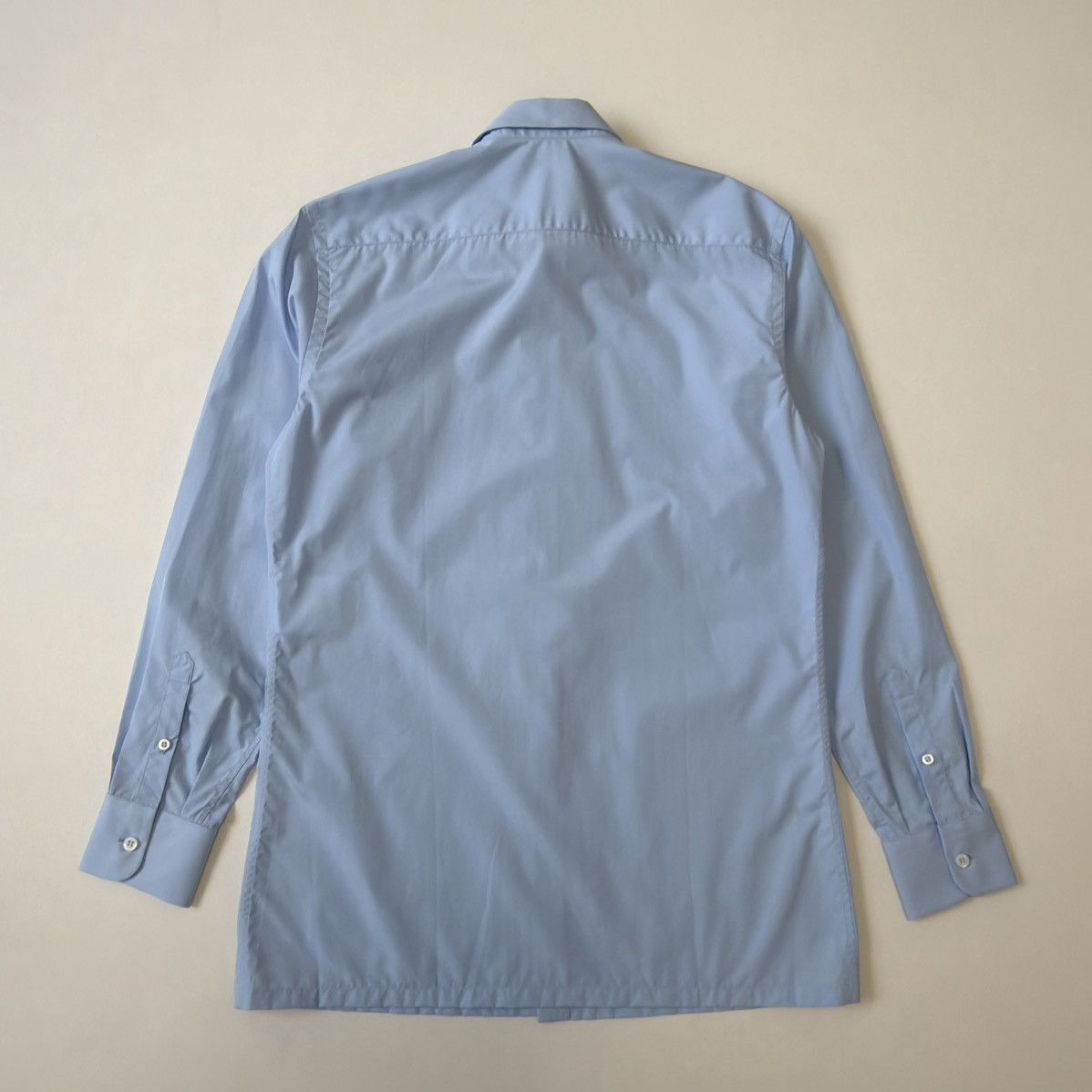 Prada S/S 24 Light Blue Cotton Boxy Fit Shirt Size US S / EU 44-46 / 1 - 11 Thumbnail