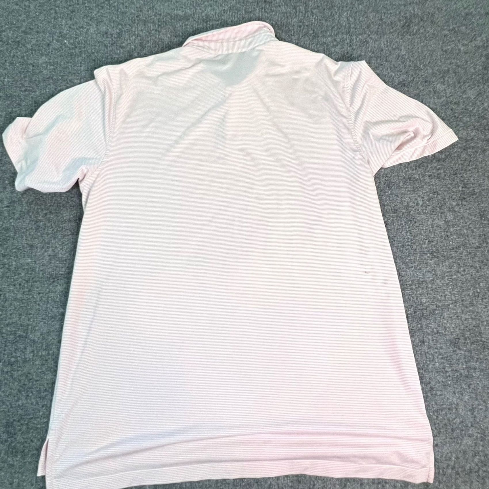 Peter Millar Peter Millar Polo Shirt Mens XL Pink Red Stripe Summer Comfort Golf Stretch Shirt Size US XL / EU 56 / 4 - 4 Thumbnail