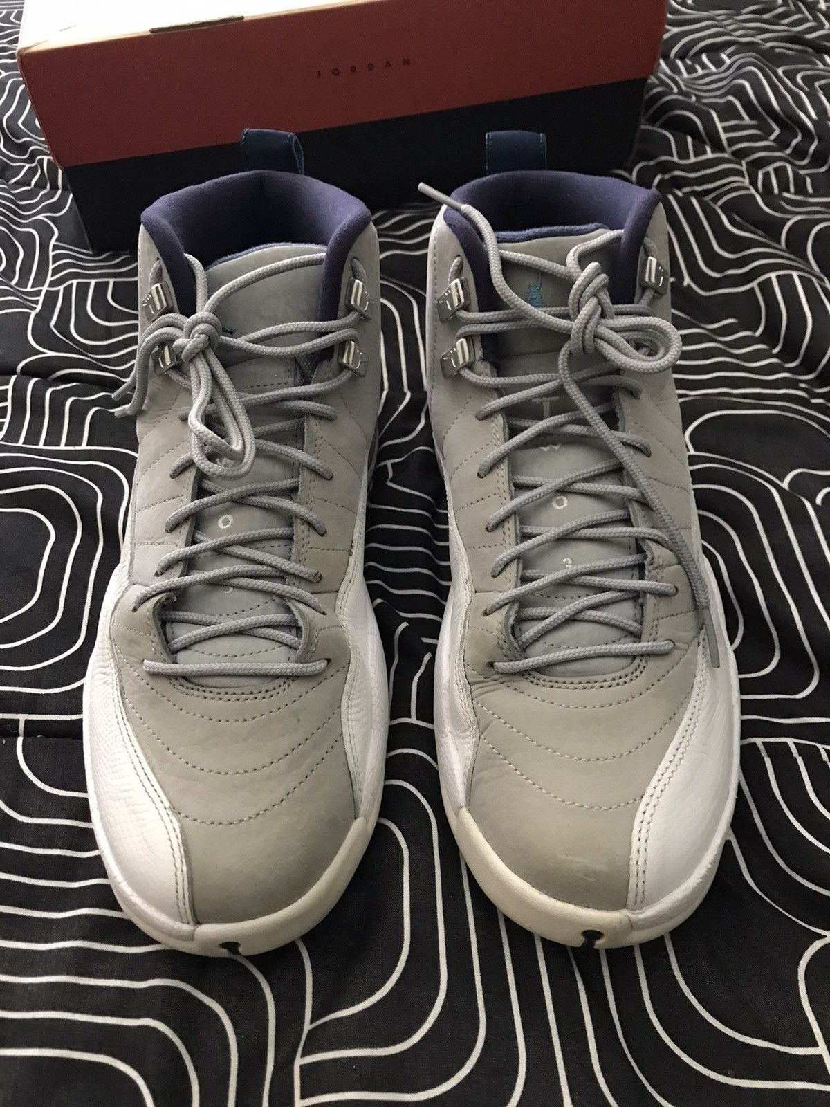 Jordan Brand × Nike Jordan 12 university blue Size: 9.5 Size US 9.5 / EU 42-43 - 4 Thumbnail