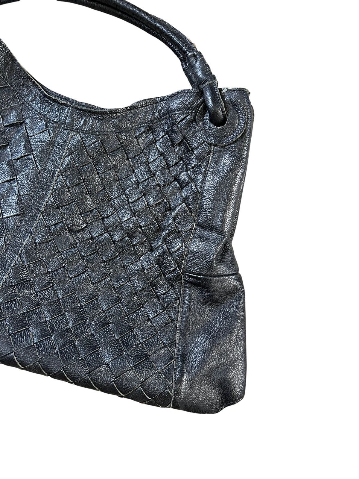 GOA Vintage G.O.A Braided Leather Hobo Bag Size ONE SIZE - 4 Thumbnail