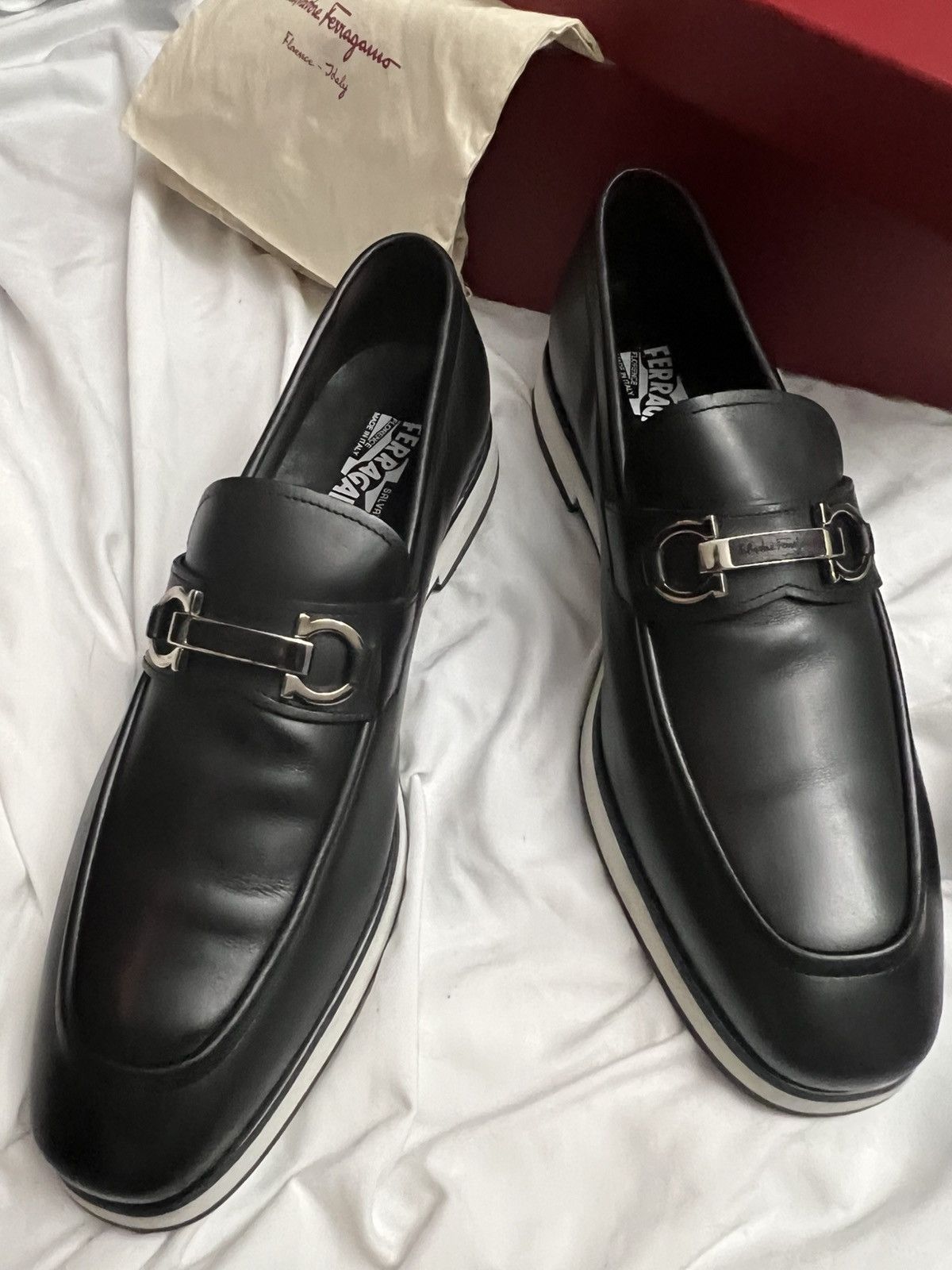Salvatore Ferragamo NABUCCO NERO CALF Size US 11 / EU 44 - 1 Thumbnail