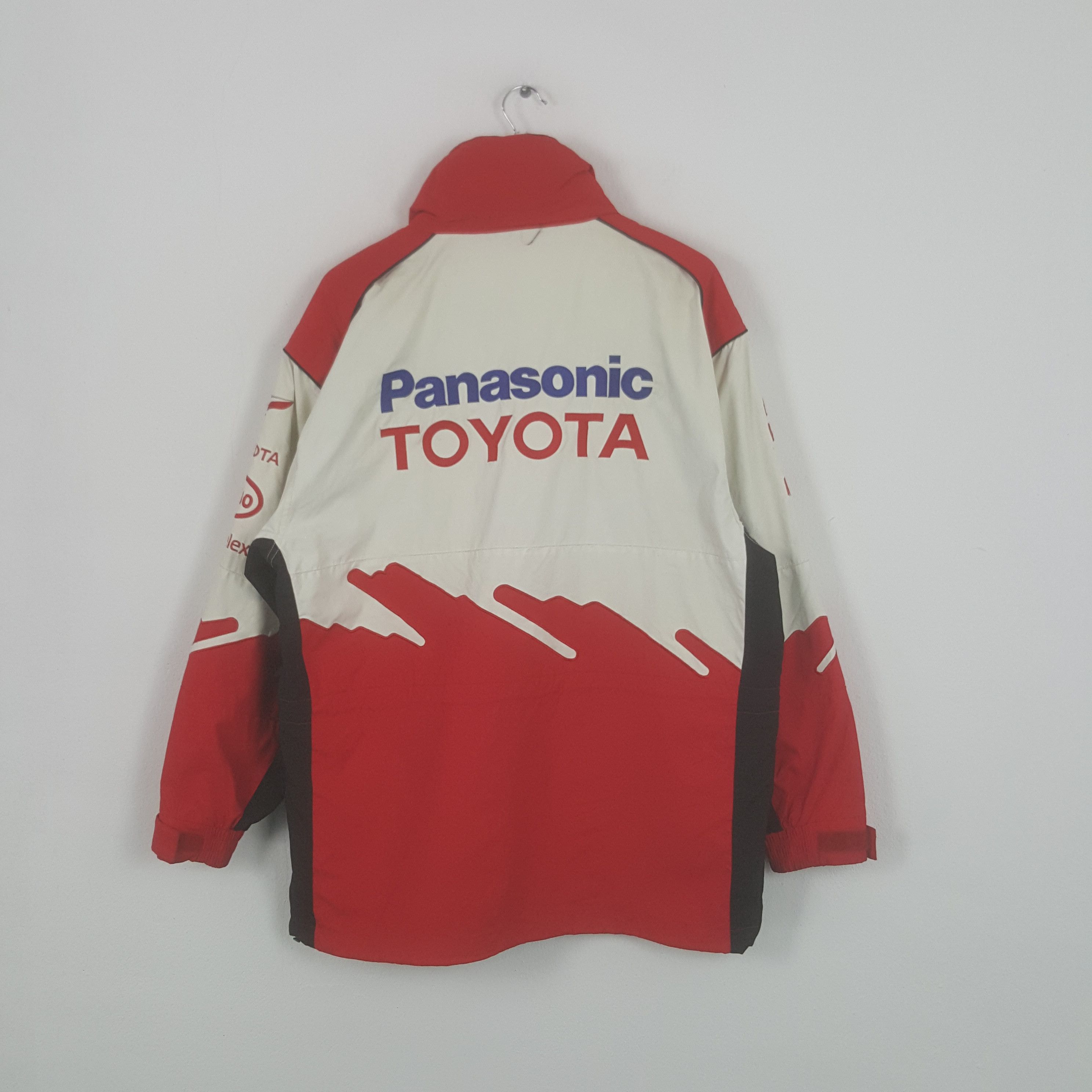 Japanese Brand × Vintage Vintage Panasonic Toyota Japanese Racing Utility Jacket Size US XL / EU 56 / 4 - 3 Thumbnail