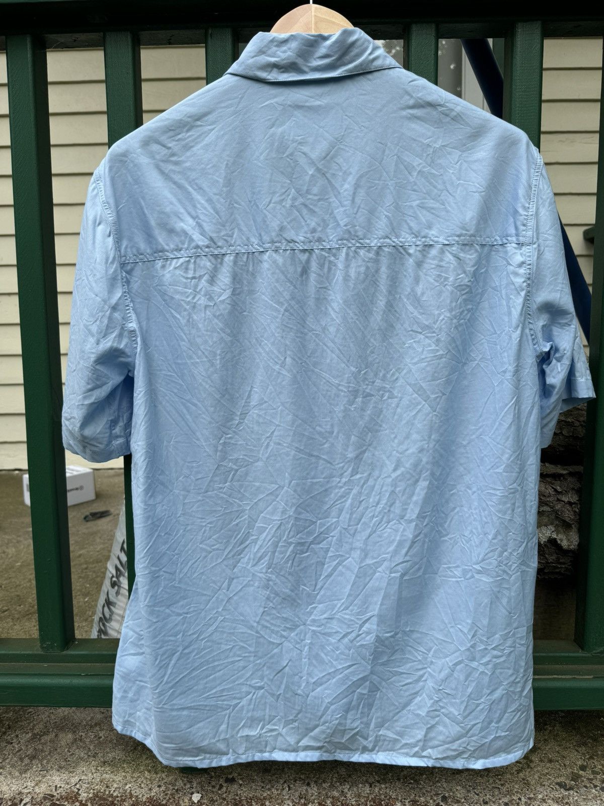 AMI Ami camp collar shirt in sky blue Size 41 Large Size US L / EU 52-54 / 3 - 3 Thumbnail