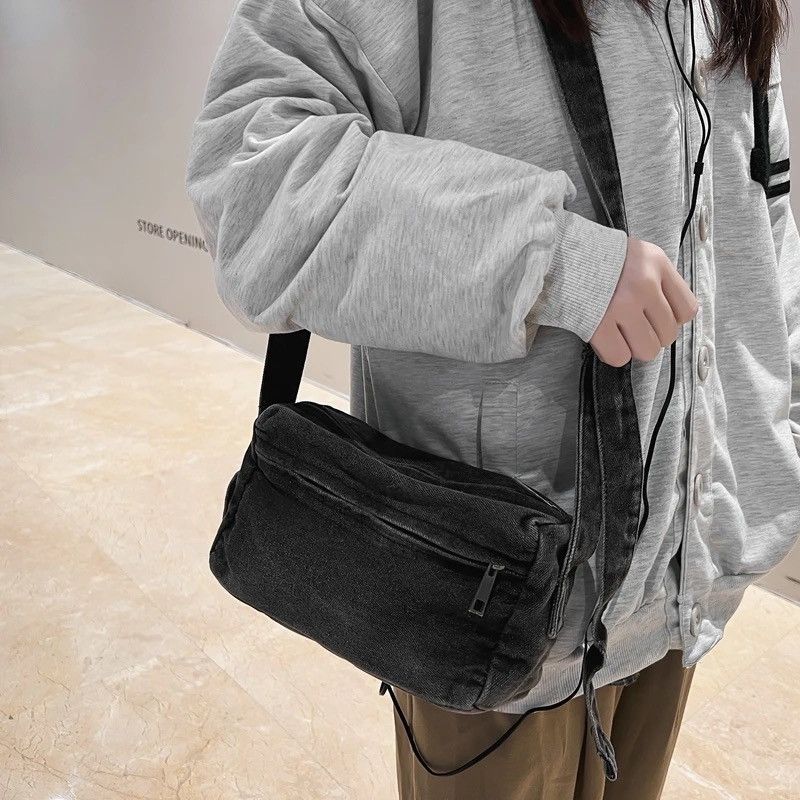 Japanese Brand Denim Unisex Bag Size ONE SIZE - 1 Thumbnail