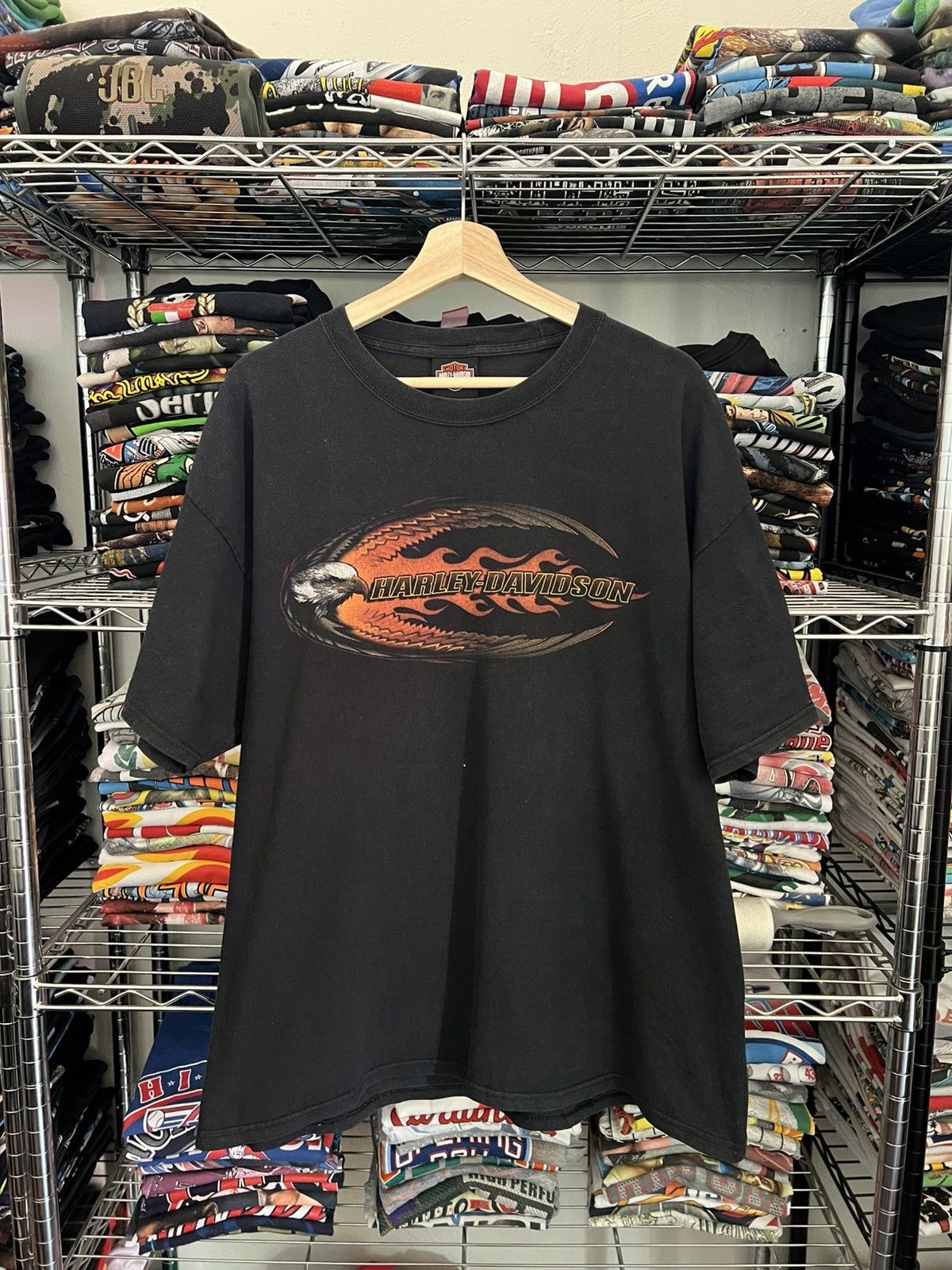 H-D Williamsport Flaming Eagle Tee