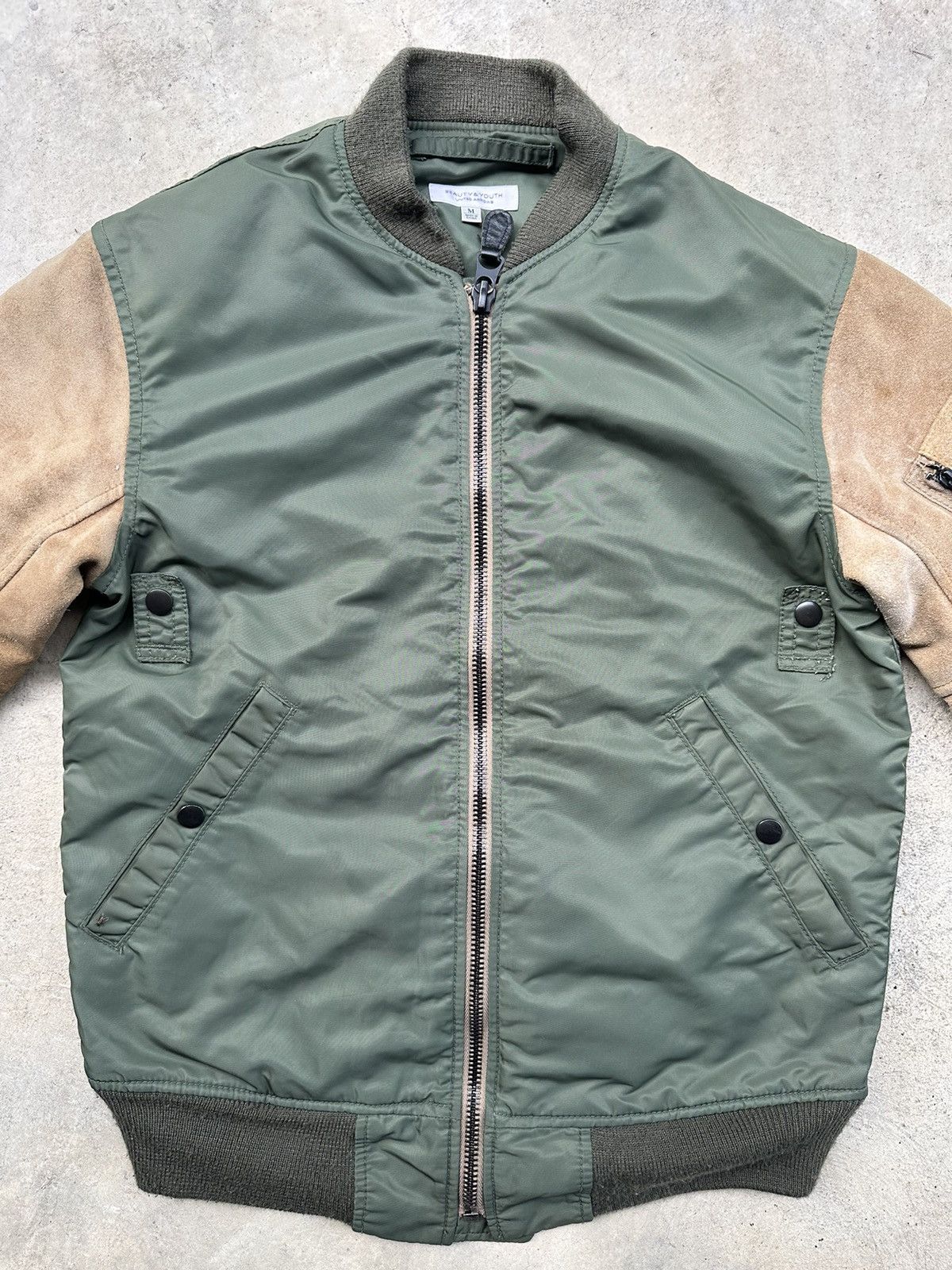 BEAUTY&YOUTH Beauty & Youth Varsity Bomber Ma-1 Flyer’s Jacket Size US L / EU 52-54 / 3 - 6 Thumbnail
