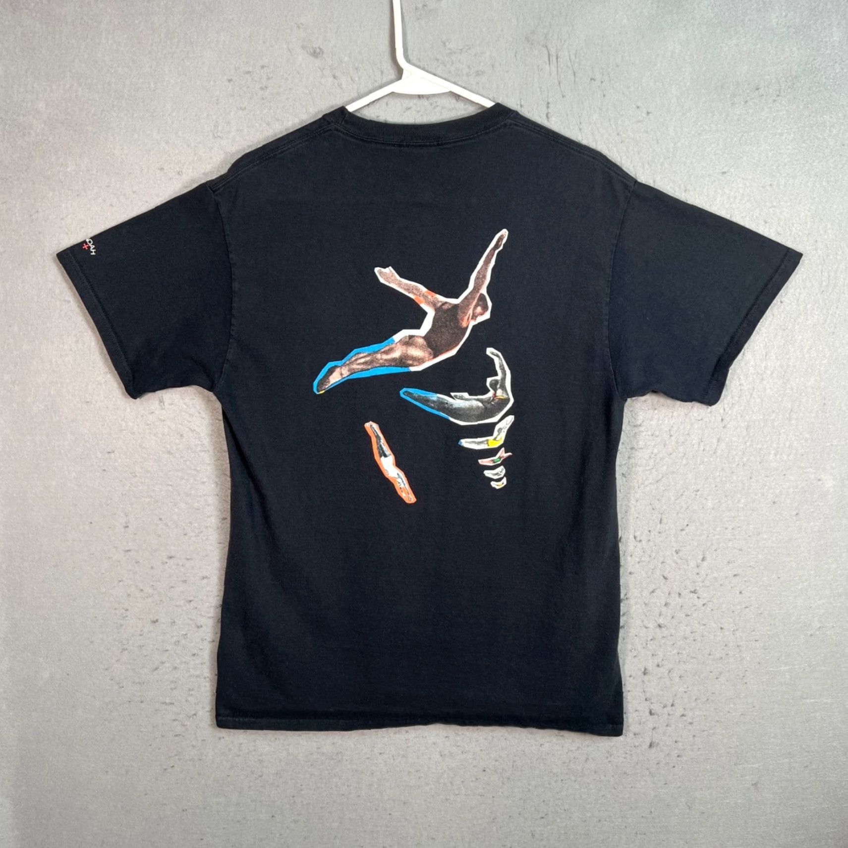 Noah NOAH Mens T-Shirt Adult Medium Black Cotton Diving Graphic Crew Neck Short Sleeve Shirt Size US M / EU 48-50 / 2 - 2 Thumbnail