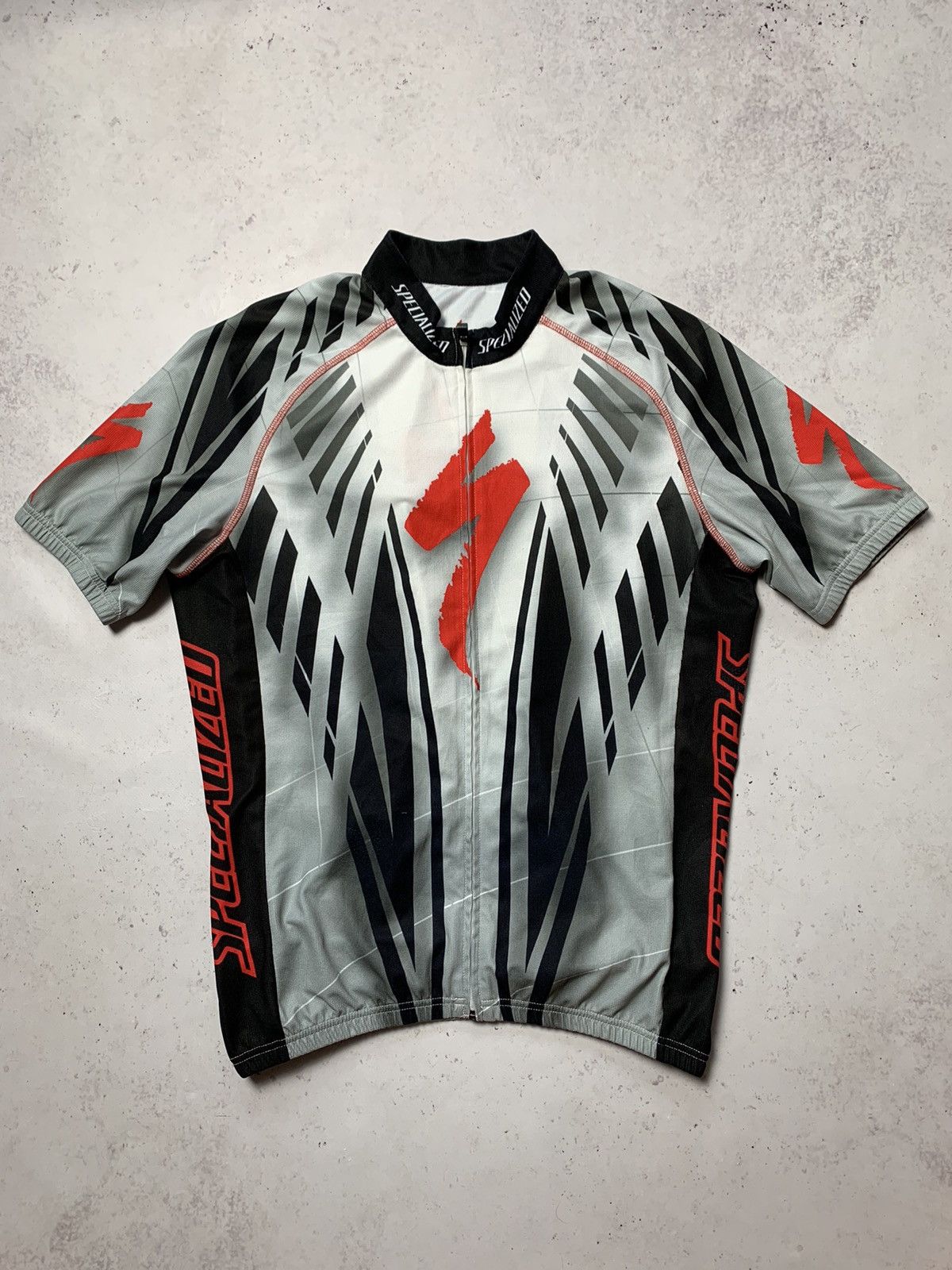 Sports Specialties Vintage Rare Specialized Racing Cycling Zip-up Jersey Size US L / EU 52-54 / 3 - 7 Thumbnail