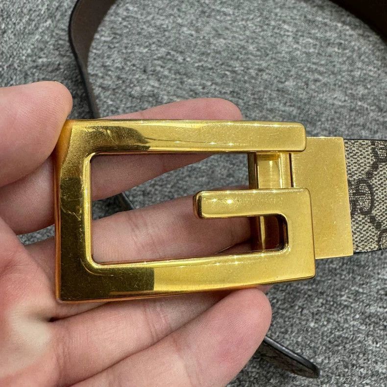 Gucci gucci gg pattern belt 85cm-2508 Size ONE SIZE - 4 Thumbnail