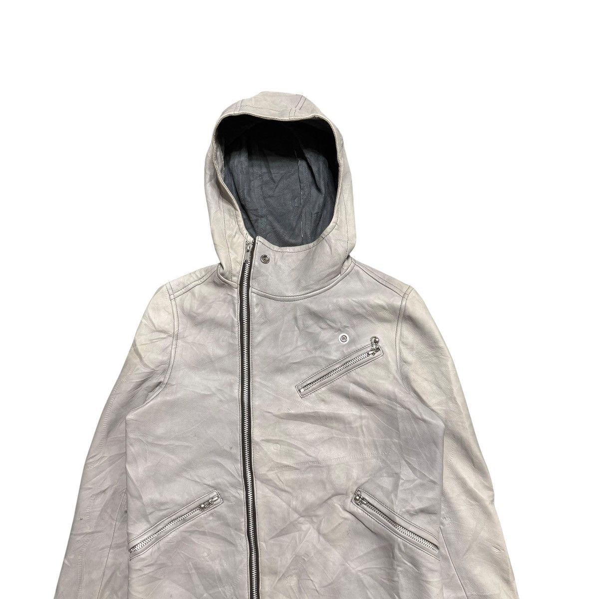 Hysteric Glamour Hysteric Glamour Hooded Leather Jacket Size S / US 4 / IT 40 - 3 Thumbnail