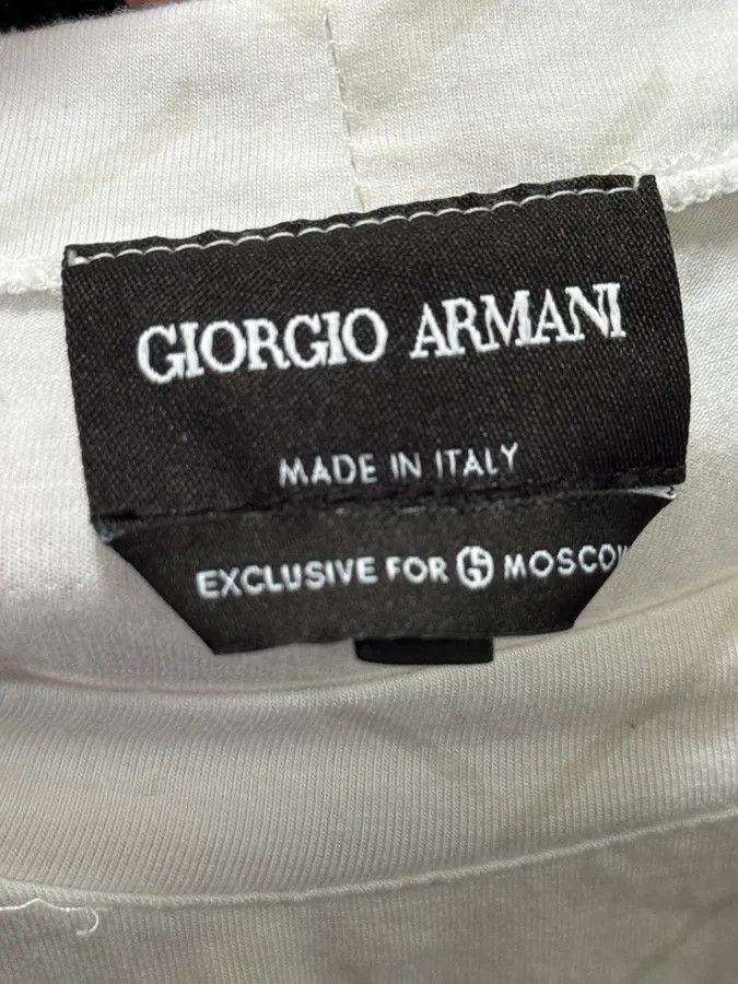 Giorgio Armani AW2019 Giorgio Armani Lines White Longsleeves Size US S / EU 44-46 / 1 - 8 Thumbnail