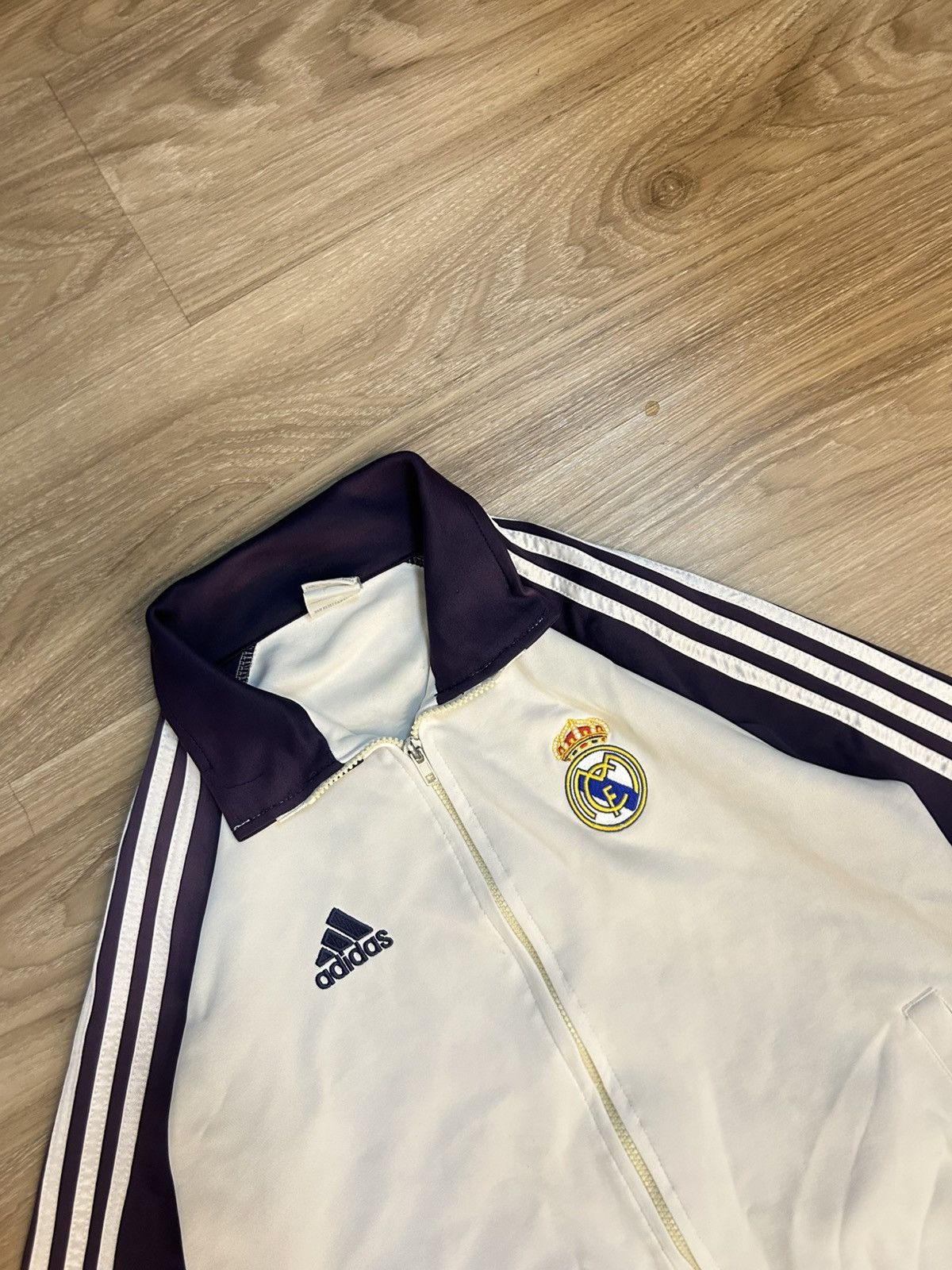 Adidas Vintage Real Madrid Football Jacket Soccer Track Top Zip Size US M / EU 48-50 / 2 - 5 Thumbnail