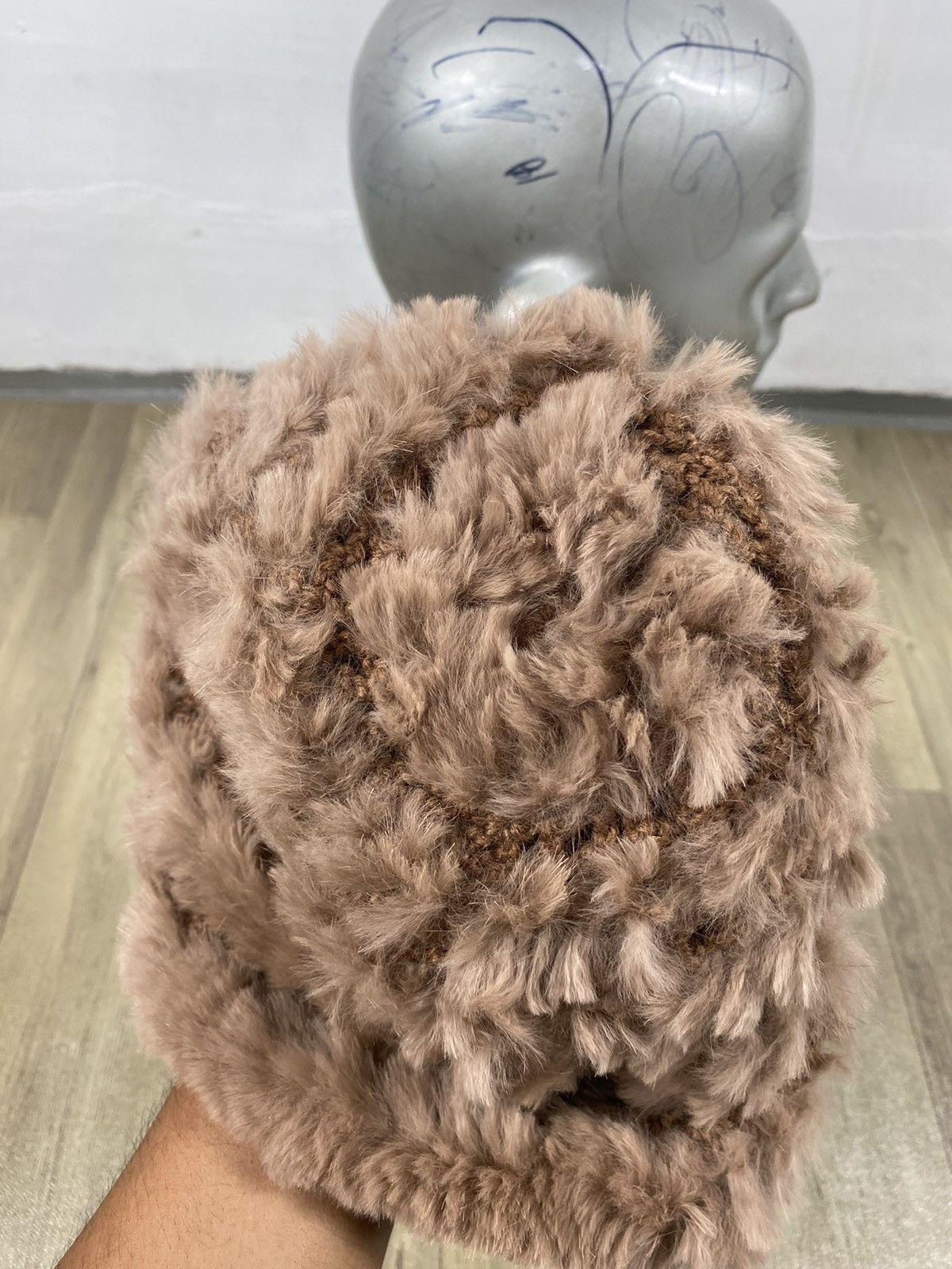 Japanese Brand Japanese Unknown Fur Beanie Hats Size ONE SIZE - 6 Thumbnail