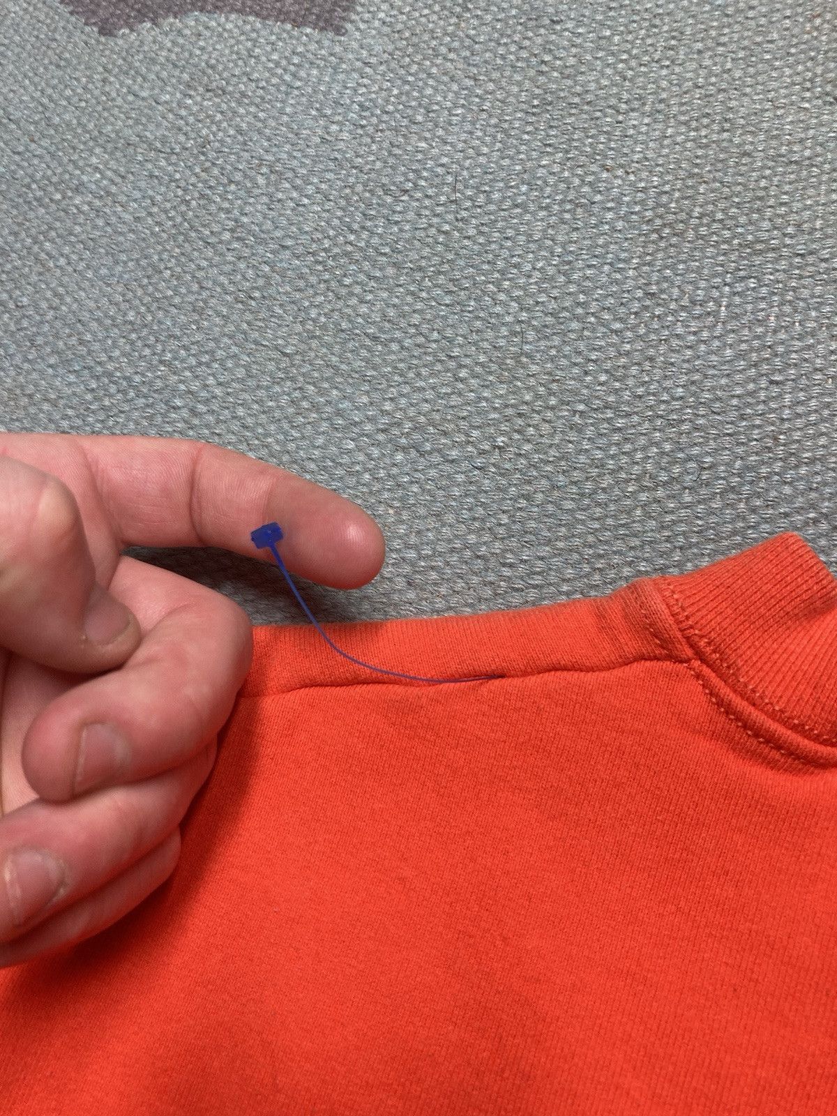 Fruit Of The Loom × Vintage Vtg 90s sweatshirt fruit of loom blank faded heavy cotton XL Size US XL / EU 56 / 4 - 7 Thumbnail