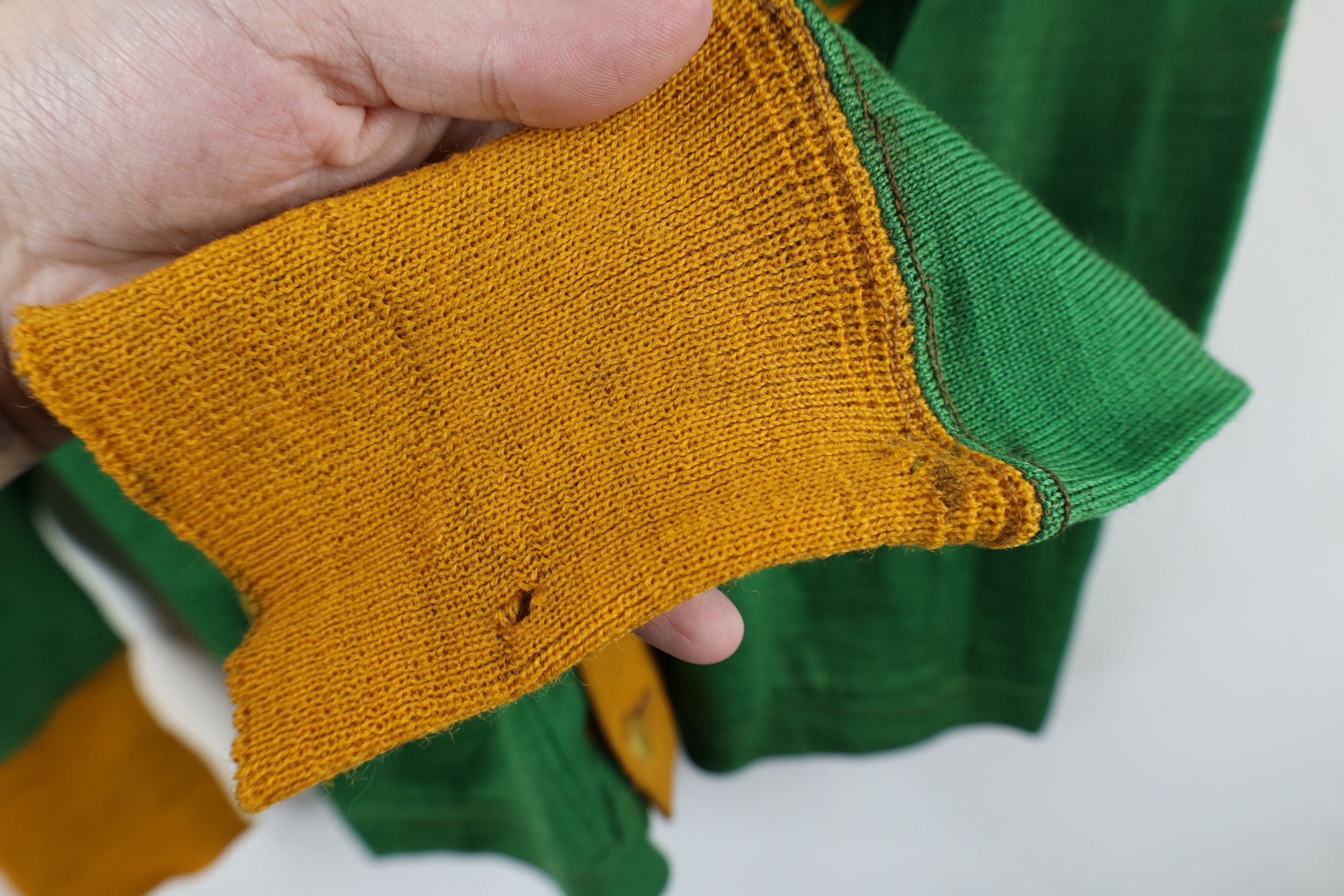 Vintage Vintage 50s Streetwear Stitch Varsity Letterman Sweater Size US M / EU 48-50 / 2 - 8 Thumbnail