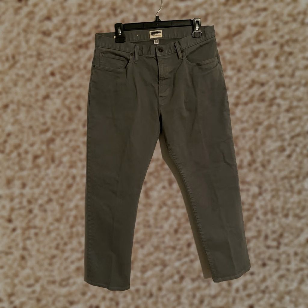 Todd Snyder Todd Snyder Slim Fit Stretch 5-Pocket Chino Pants Gray - Men's 32x30 Size US 32 / EU 48 - 1 Thumbnail