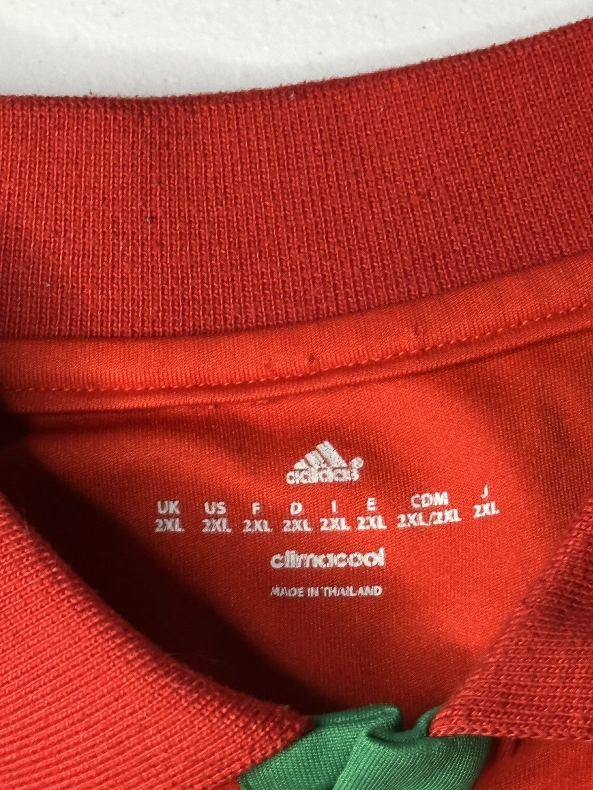 Adidas Adidas Kenya red short sleeve Soccer Jersey Size US L / EU 52-54 / 3 - 4 Thumbnail
