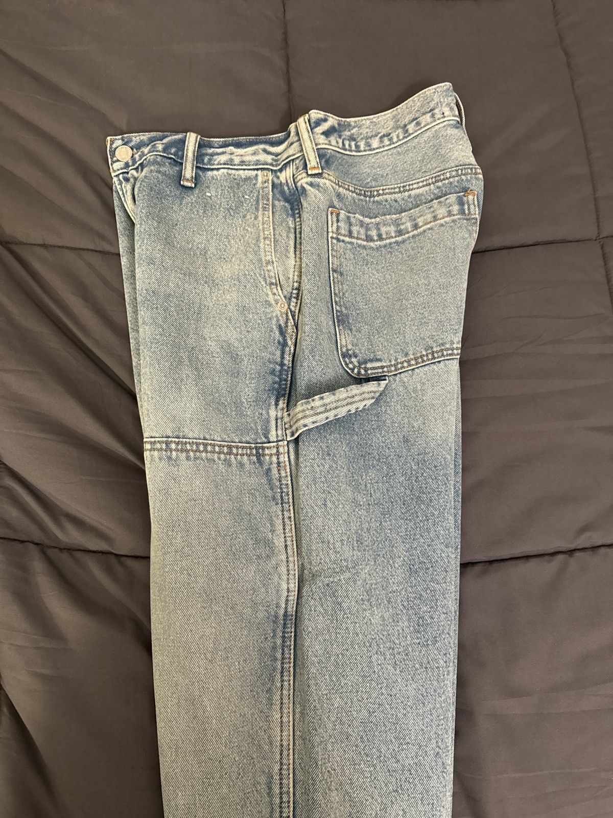 Abercrombie & Fitch Men’s Abercrombie & Fitch Authentic Rigid Denim Baggy Size US 30 / EU 46 - 4 Thumbnail