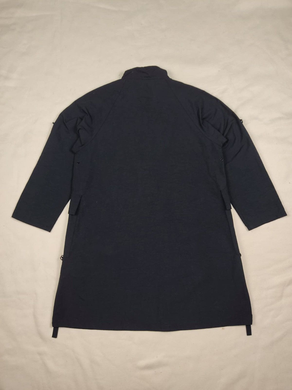 Fiorucci × Vintage Vintage 90s FIORUCCI Italy Black Nylon Long Jacket Size US M / EU 48-50 / 2 - 9 Thumbnail