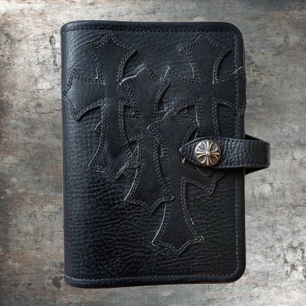 Chrome Hearts Chrome Hearts Leather Cross A6 Notebook Size ONE SIZE - 1 Thumbnail