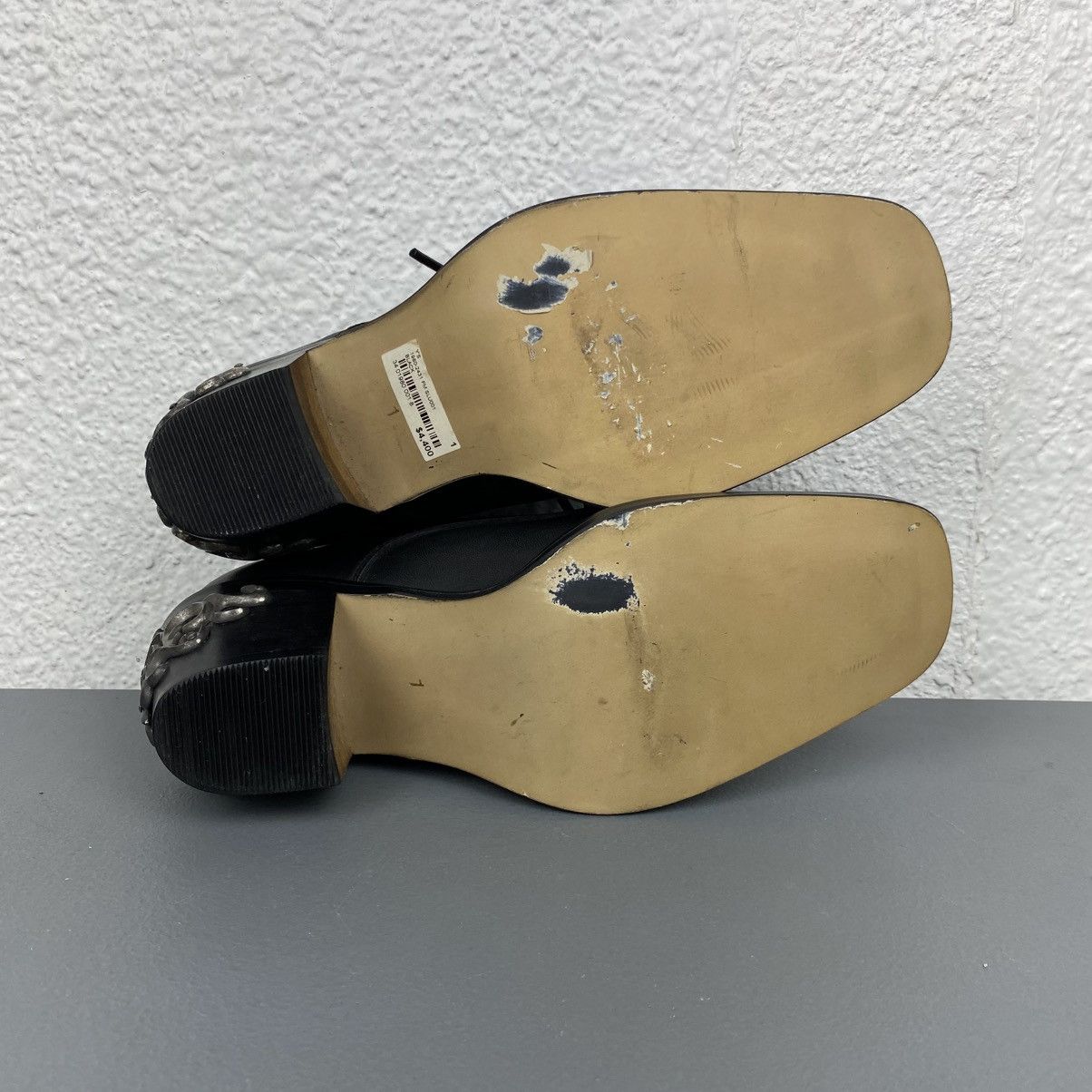 Yohji Yamamoto Yoshiko Creation Paris Square Toe Shoes Size US 6 / IT 36 - 7 Thumbnail