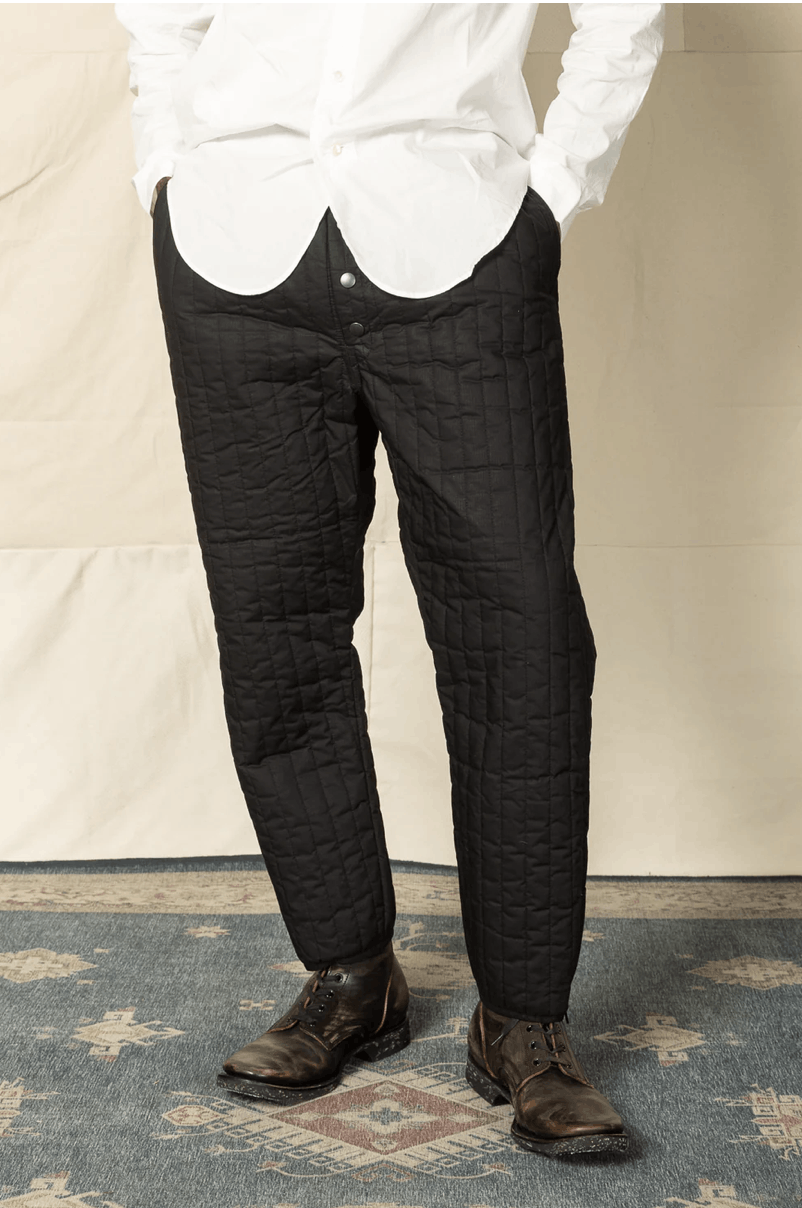 Other Black Sign Oiled Quilting Athletic Pants Size US 34 / EU 50 - 4 Thumbnail
