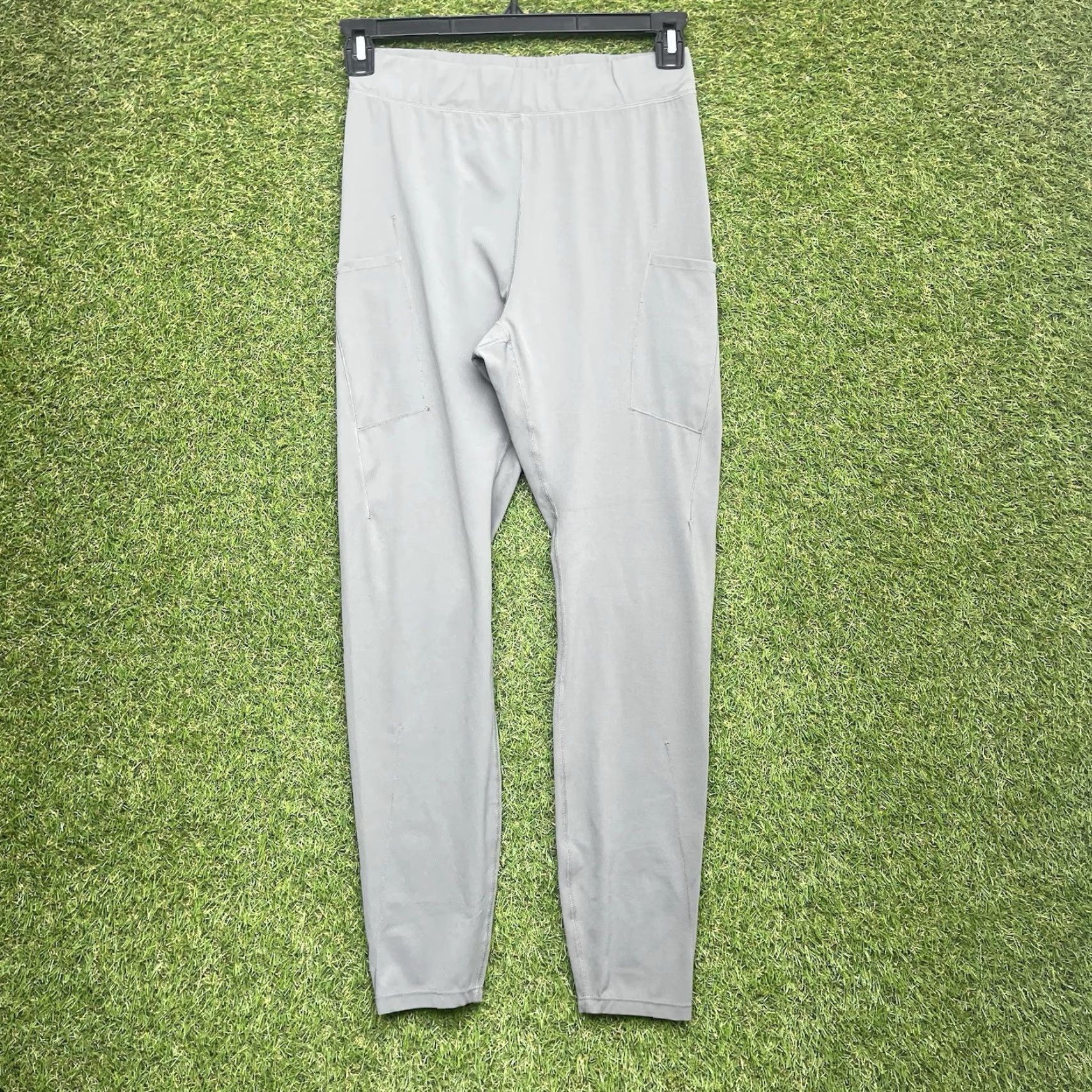 Lululemon Lululemon Active Compression Leggings Womens 12 Stretch Athletic Gym Yoga 26x26 Gray Spandex Nylon Skinny Inseam 26 Size 34" / US 12 / IT 48 - 2 Thumbnail