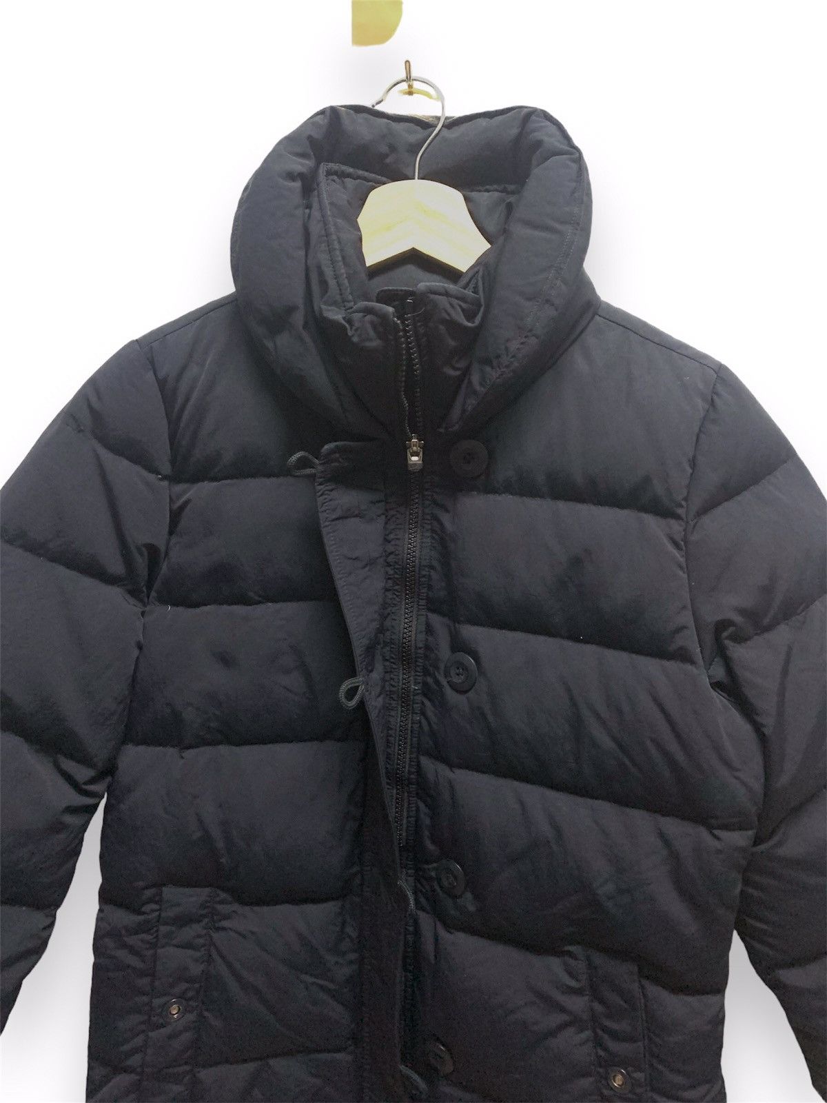 Nike × Vintage NIKE Sportswear Black Long Puffer Jacket Size US M / EU 48-50 / 2 - 9 Thumbnail