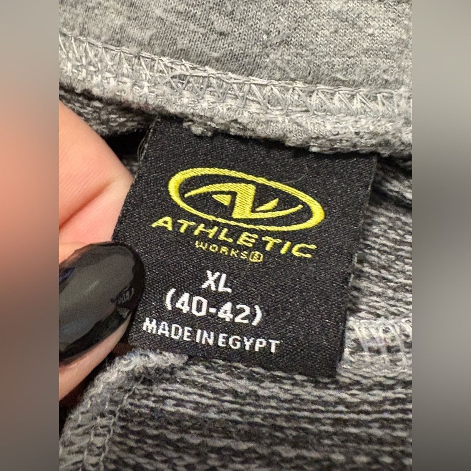 Athletic Works (Athletic Works) Gray Jogger Athletic Sweatpants: Size XL Size 30" / US 8 / IT 44 - 3 Thumbnail
