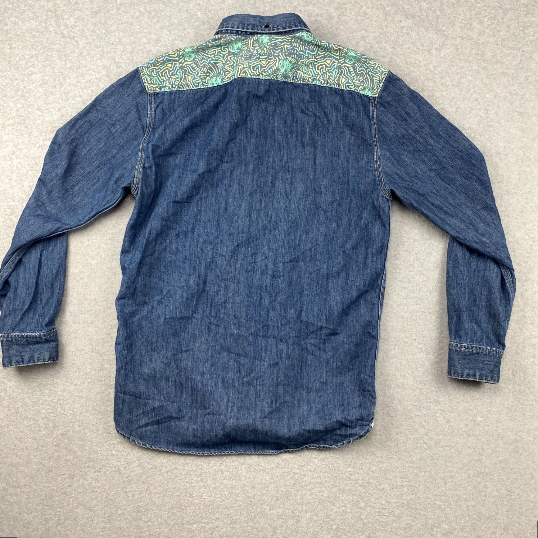 Billabong Billabong Chambray Button Down Shirt Mens M Blue Retro Western Shirt M Billabong Chambray Button-Down Mens M Blue Western Retro Denim Size US M / EU 48-50 / 2 - 4 Thumbnail
