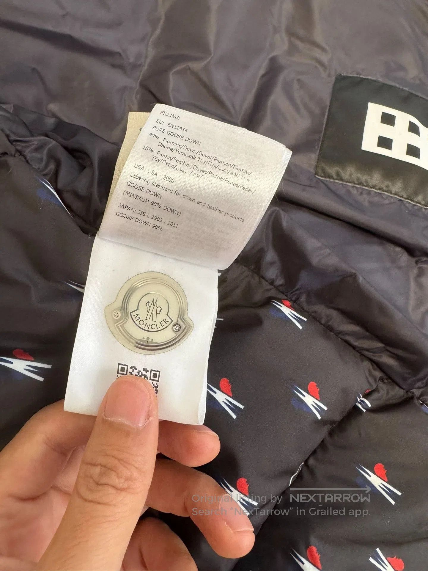 Moncler Moncler Men's Hiroshi Fujiwara Down Jacket. Size US L / EU 52-54 / 3 - 8 Thumbnail
