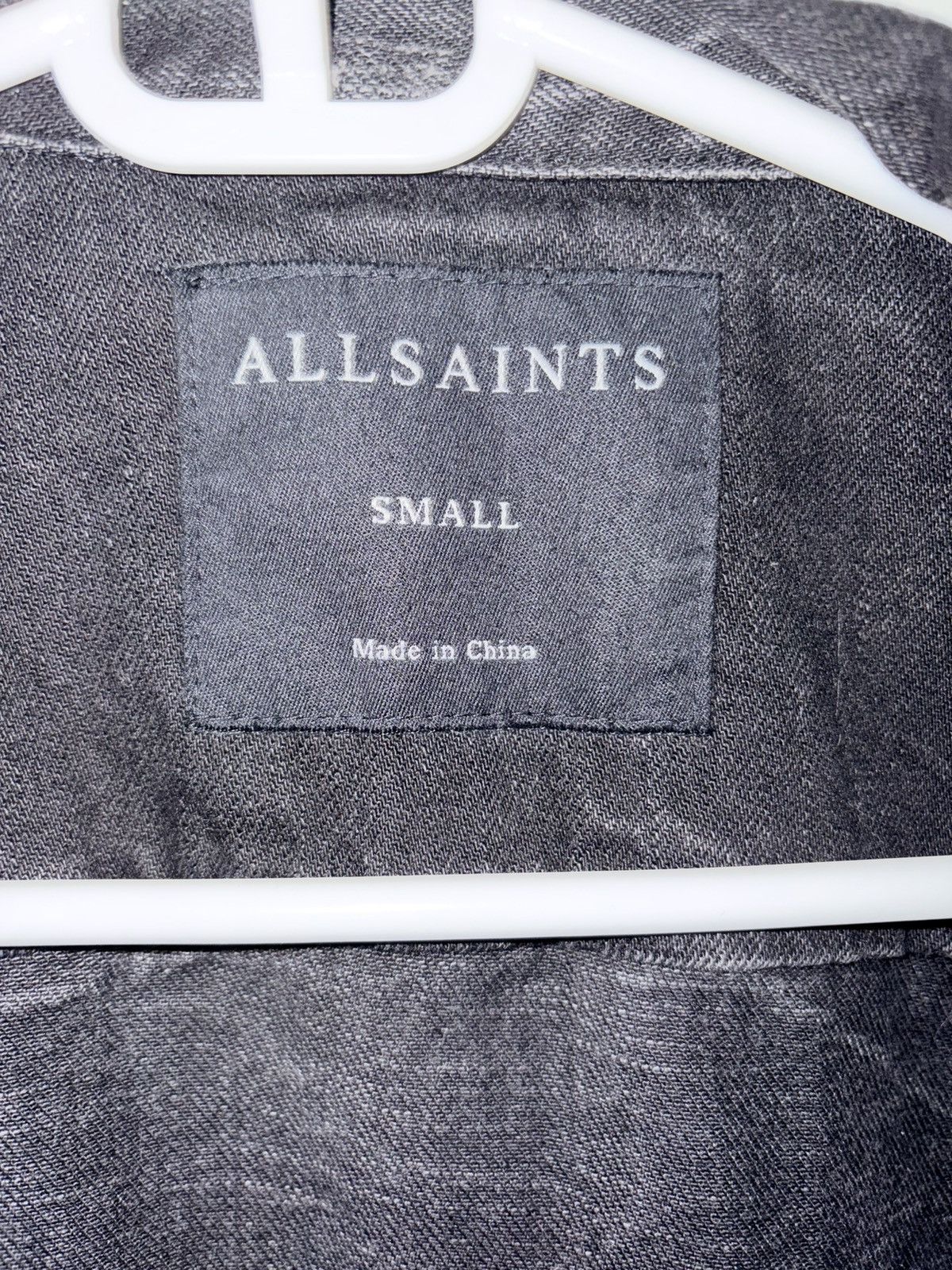 Allsaints Vintage distressed allsaints denim jacket Size US S / EU 44-46 / 1 - 3 Thumbnail