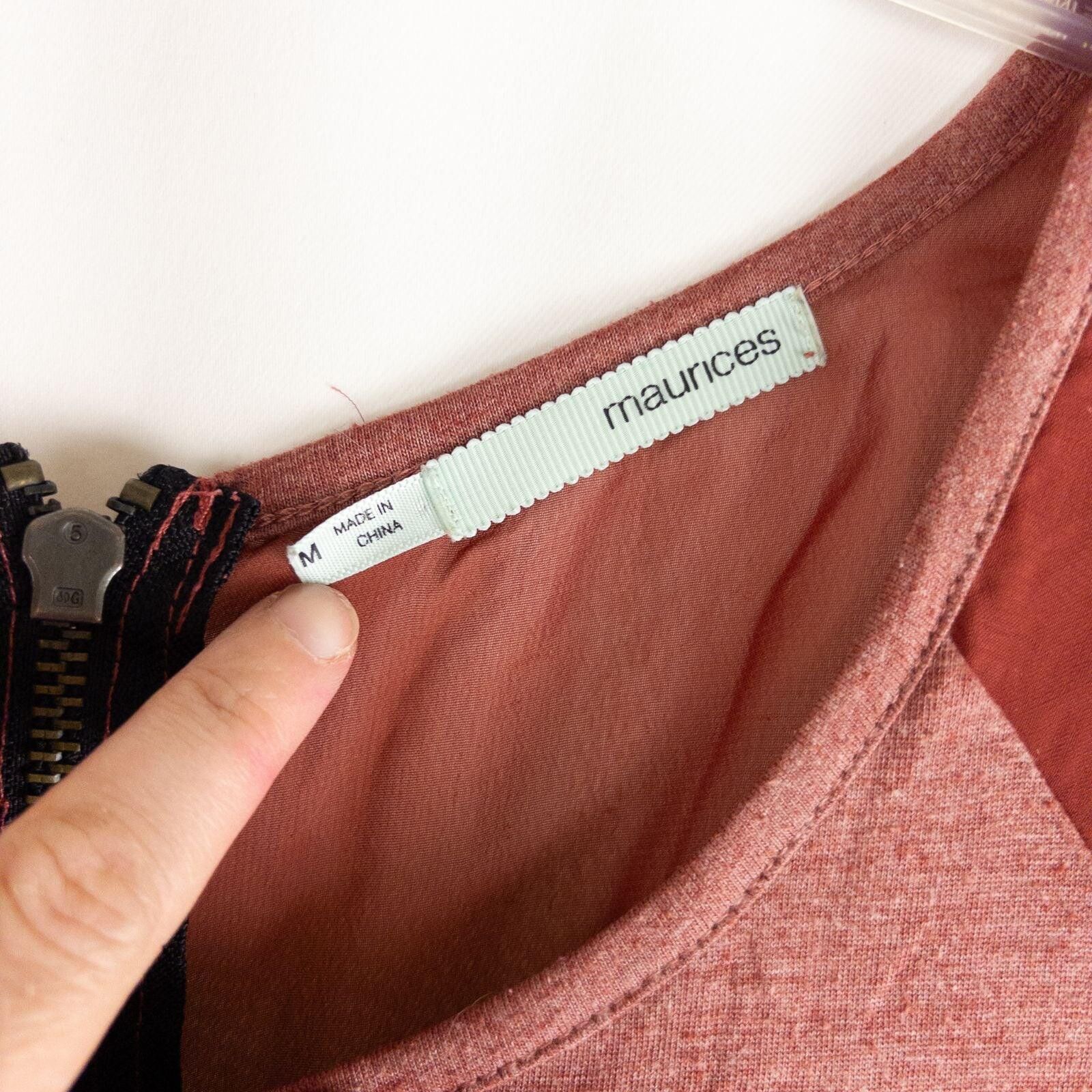 Other Maurices Red Salmon Solid Top Womens XSmall / Small Size M / US 6-8 / IT 42-44 - 6 Thumbnail