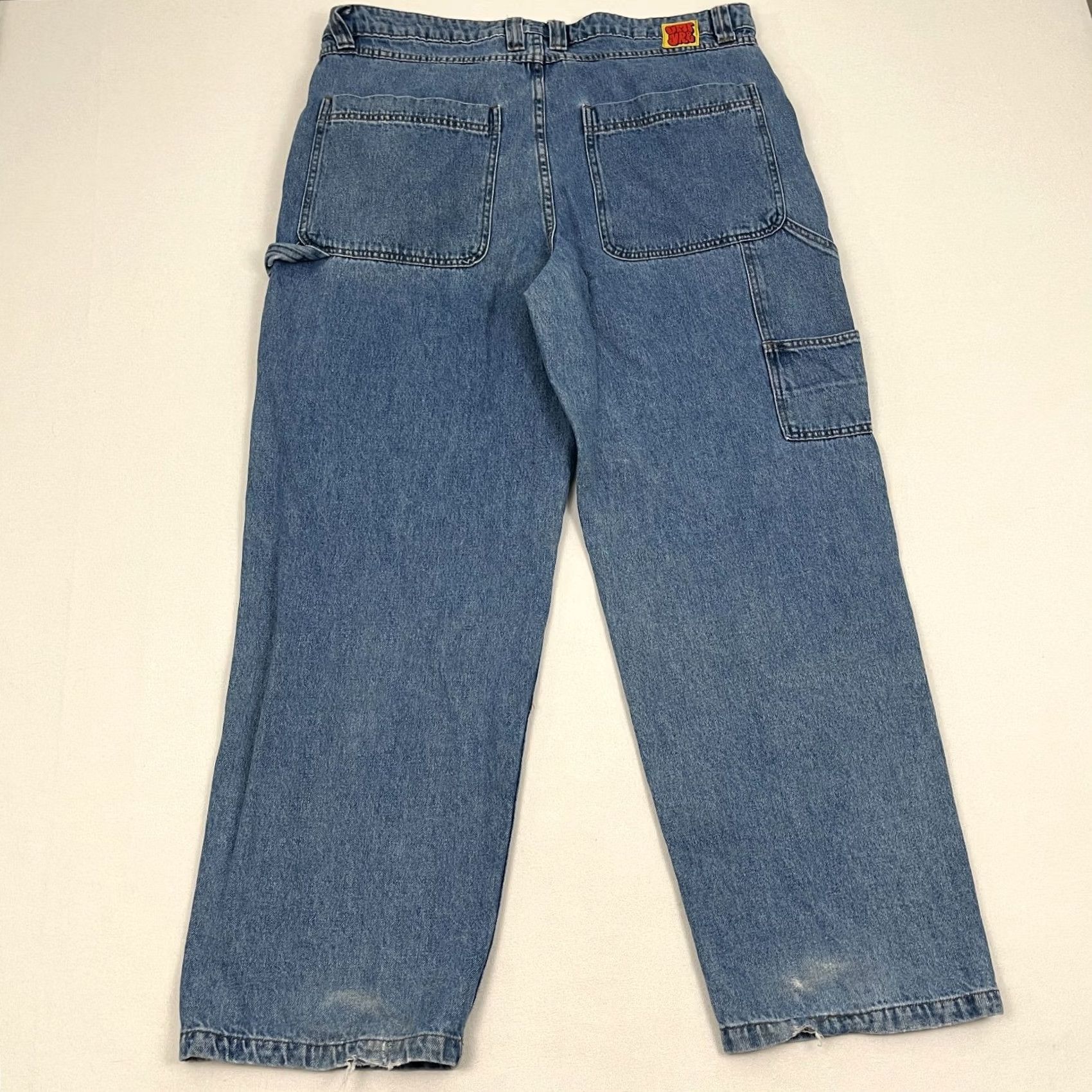 Empyre Empyre Jeans Mens 38 x 30 Relaxed Blue Denim Baggy Wide-Leg Carpenter Jeans Mens 38 x 30 Relaxed Fit Blue Denim Baggy Wide Leg Skater Size US 38 / EU 54 - 7 Thumbnail