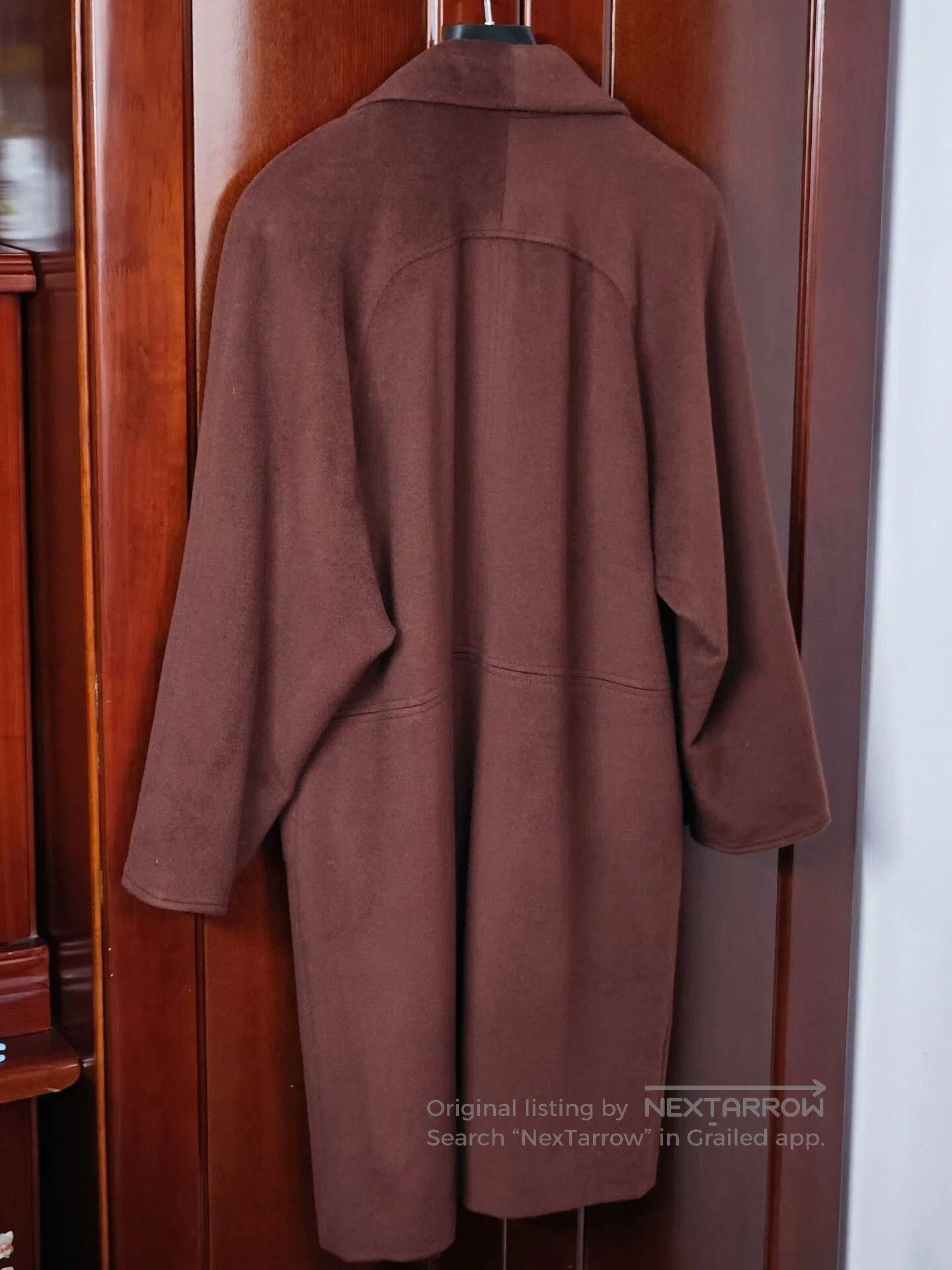 Japanese Brand Italian Wool Overcoat from Cremona. Size M / US 6-8 / IT 42-44 - 7 Thumbnail