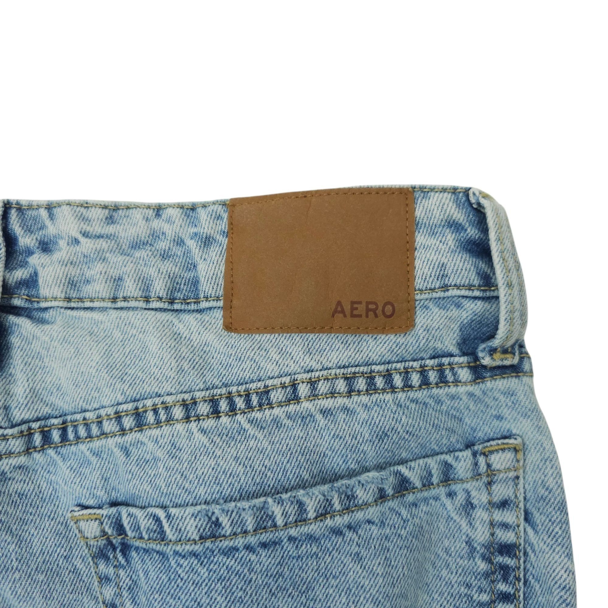 Aeropostale Aeropostale Low Rise Baggy Jeans Women 0 Short Distressed Size 25" / US 0 / IT 36 - 8 Thumbnail