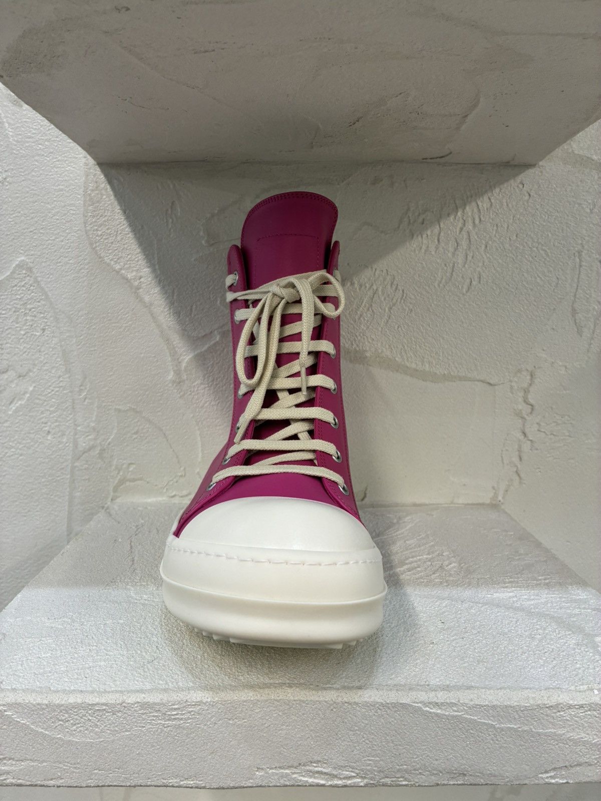 Rick Owens Rick Owens Hot Pink Ramones Sneakers Size US 7.5 / IT 37.5 - 4 Thumbnail