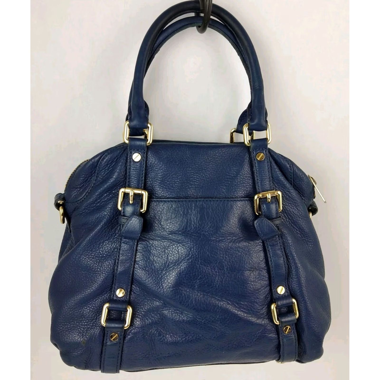 Michael Kors Michael Kors Pebbled Leather Satchel Convertible Shoulder Handbag Purse Women Pebbles Leather Exterior Size ONE SIZE - 4 Thumbnail