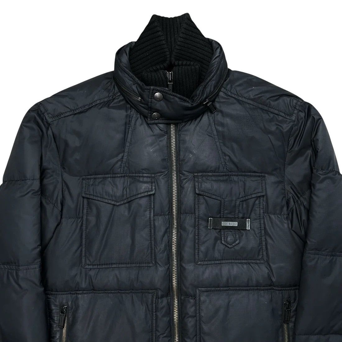 Dirk Bikkembergs Dirk Bikkembergs Double Collar Cargo Puffer Jacket Size US L / EU 52-54 / 3 - 4 Thumbnail