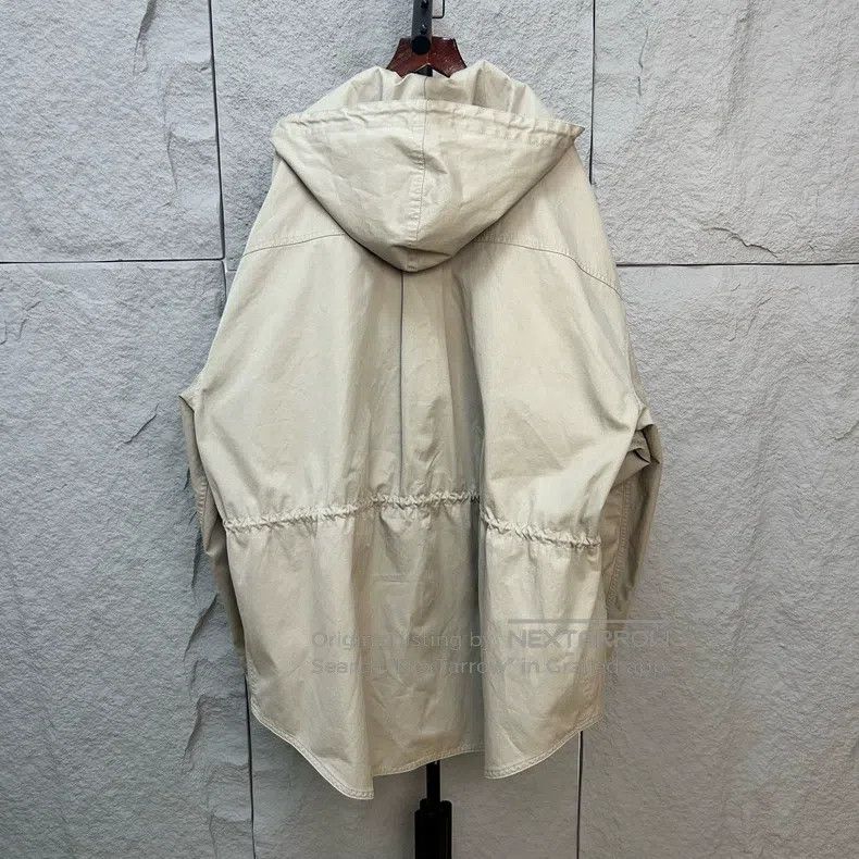 Balenciaga Balenciaga size 37 Khaki Oversized Hooded Shirt-Style Tren Size US L / EU 52-54 / 3 - 2 Thumbnail