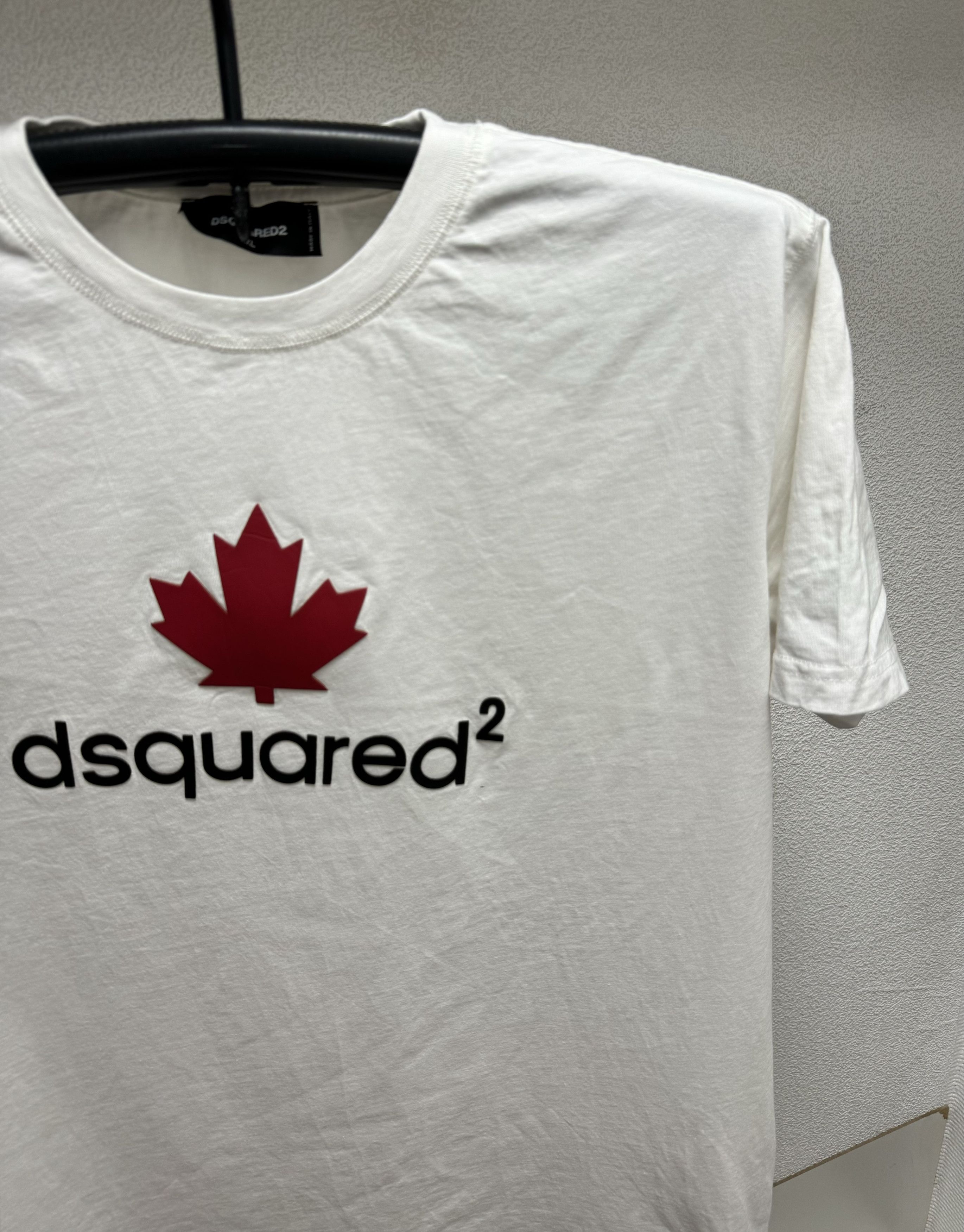 Dsquared2 Dsquared dsquared2 dsq big logo white t-shirt Xxl 2xl Size US XXL / EU 58 / 5 - 5 Thumbnail