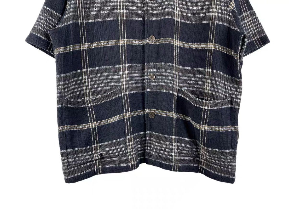 Our Legacy Our Legacy 22SS Plaid Knit Short Sleeve Shirt J31 Size US M / EU 48-50 / 2 - 4 Thumbnail