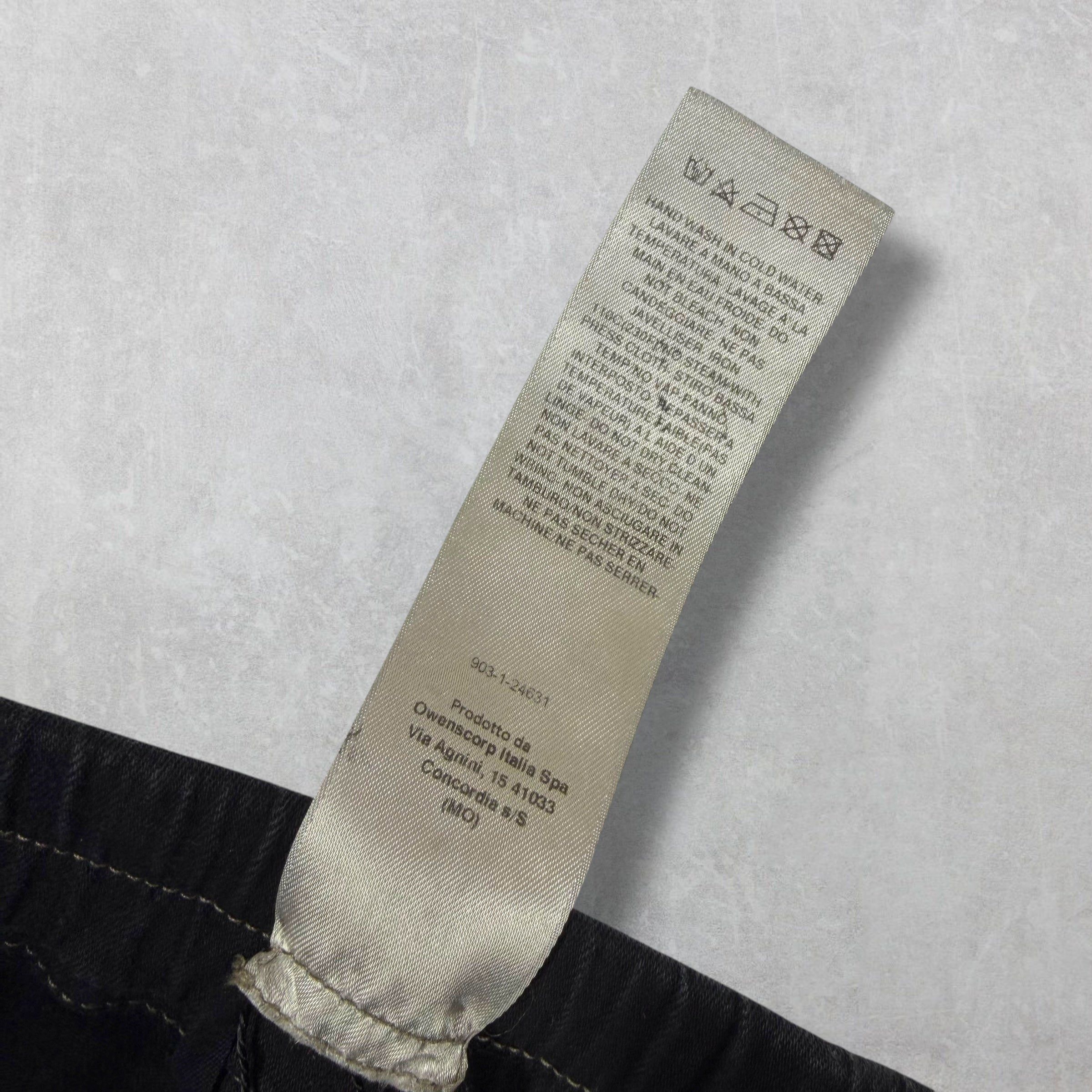 Rick Owens Rick Owens DRKSHDW 'Mastodon' Black Denim Cargo Pants XL Size US 36 / EU 52 - 6 Thumbnail