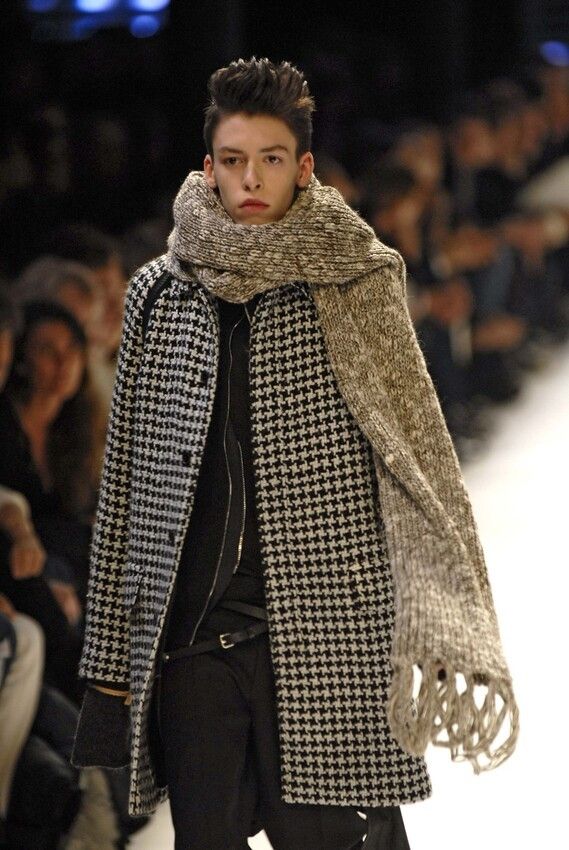 Dior AW07 Oversized Knit Scarf Size ONE SIZE - 6 Thumbnail