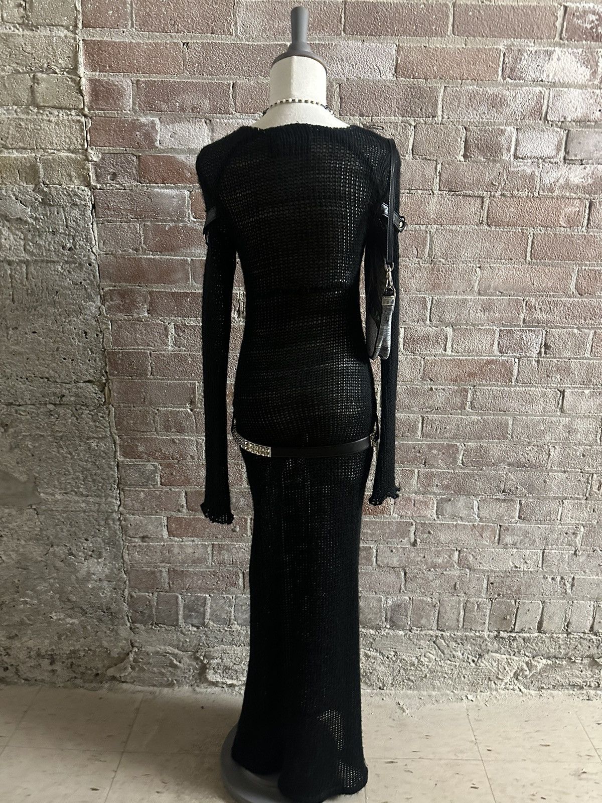 Lip Service 2001 Lip Service “Sex Gang” Mohair Maxi Dress Rare Size S / US 4 / IT 40 - 10 Thumbnail
