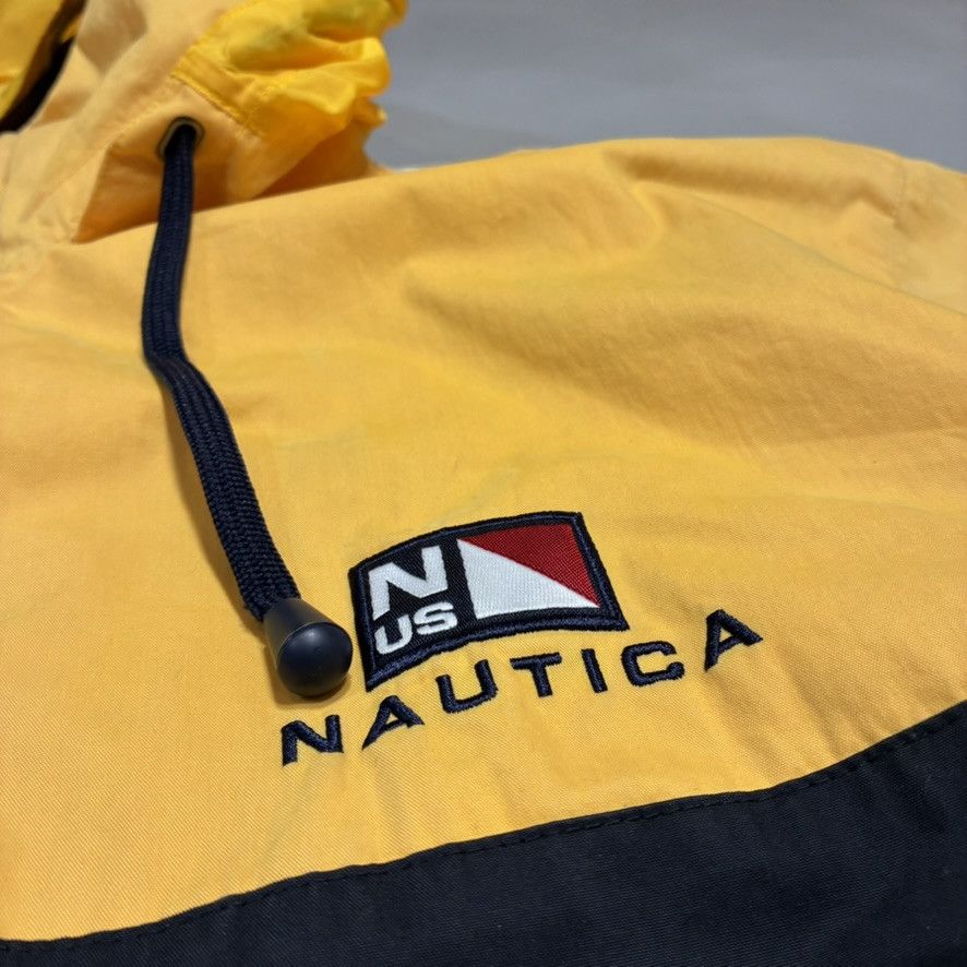 Nautica Vintage 90s Nautica Reversible Sailing Jacket Yellow/Blue Size US L / EU 52-54 / 3 - 10 Thumbnail
