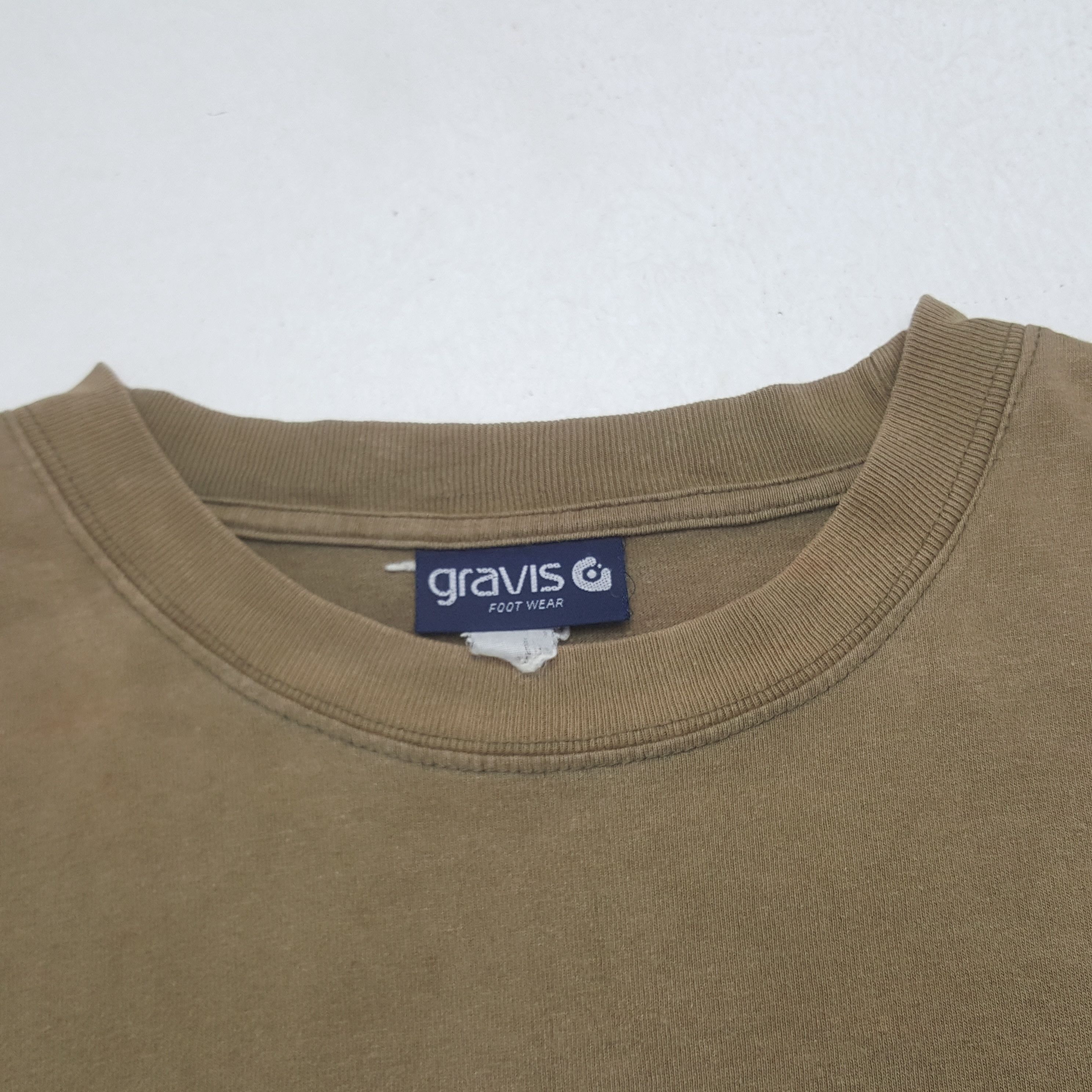 Other Vintage Gravis Skateboard Tshirt Size US XL / EU 56 / 4 - 5 Thumbnail