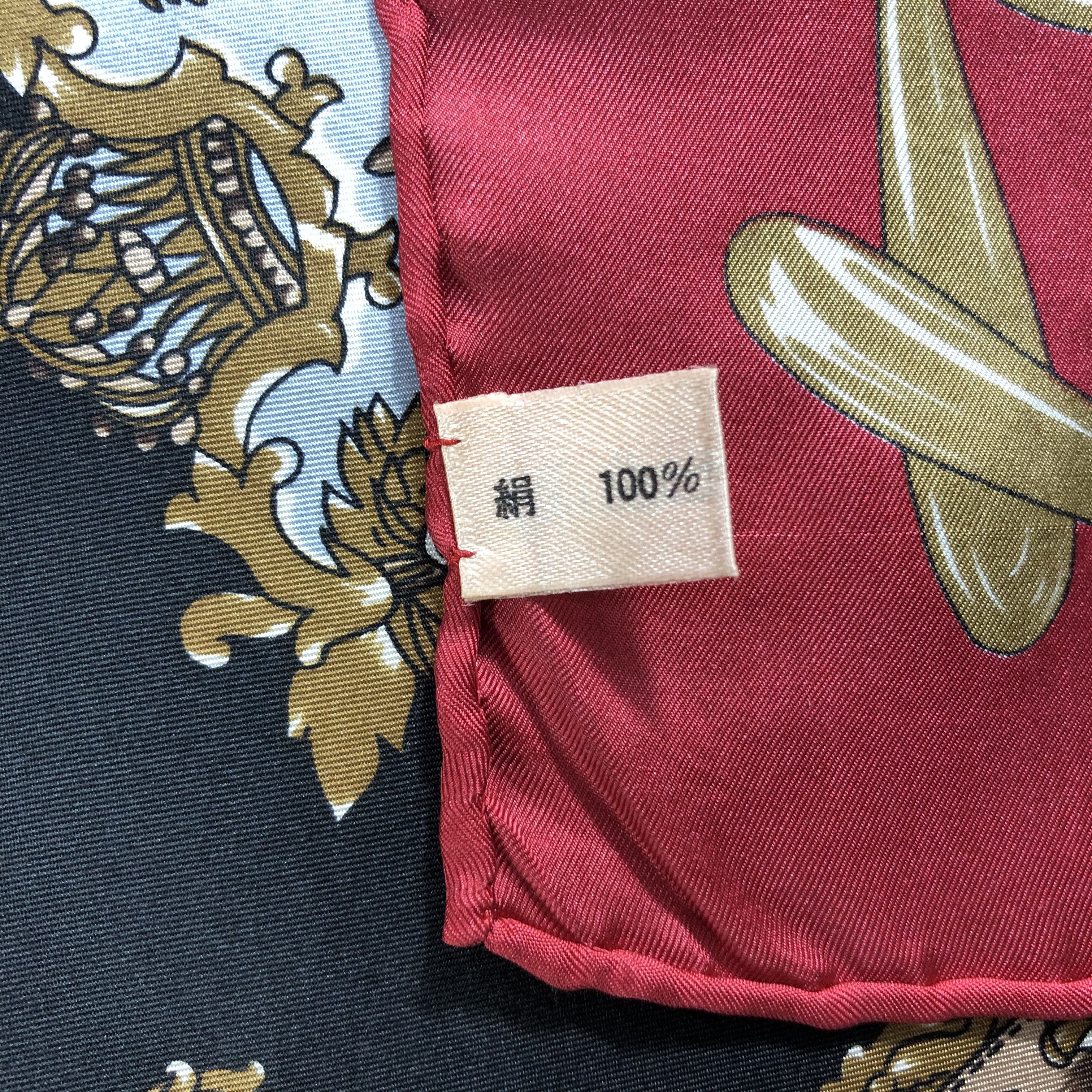 Vintage Vintage Silk Scarf Size ONE SIZE - 5 Thumbnail